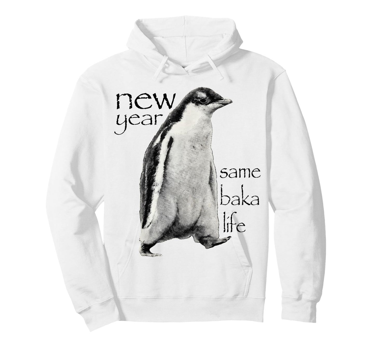 New Year Same Baka-Life Penguin Joke Funny New Year Party T-Shirt