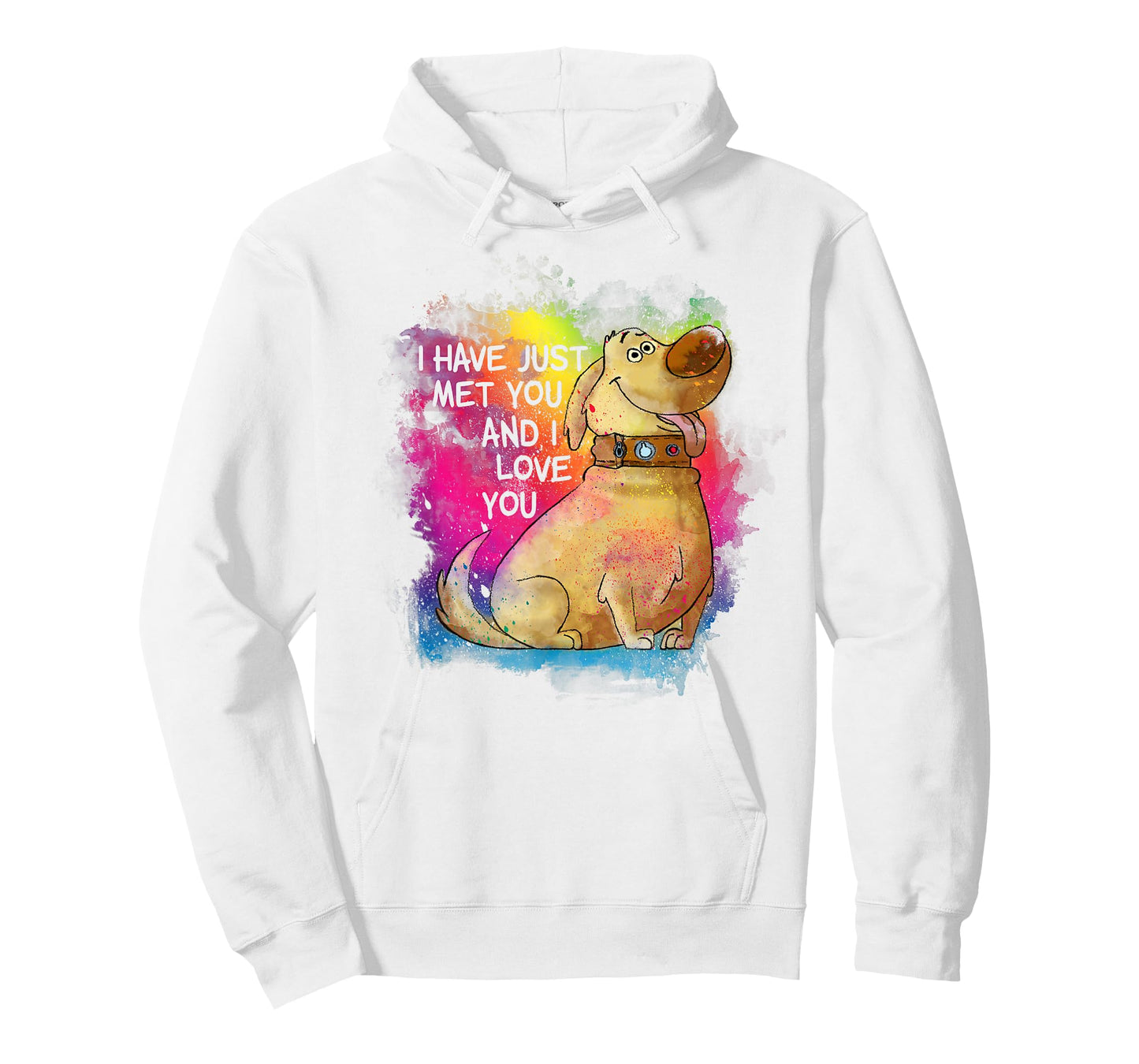 Disney Pixar Up Dug I Have Just Met You Rainbow T-Shirt