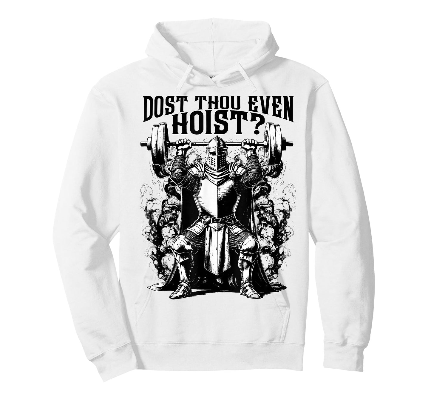 Funny Gym Workout Dost Thou Even Hoist Medieval Knight Meme T-Shirt