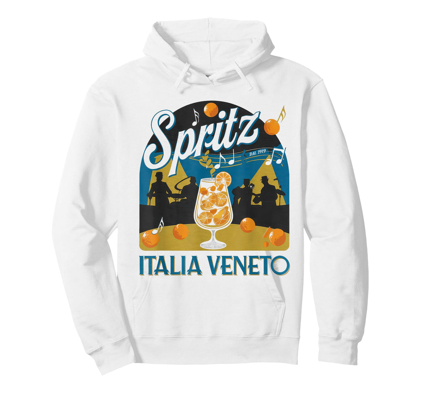 Spritz Veneto Tshirt Italia Vintage Orange Wine Cocktail T-Shirt