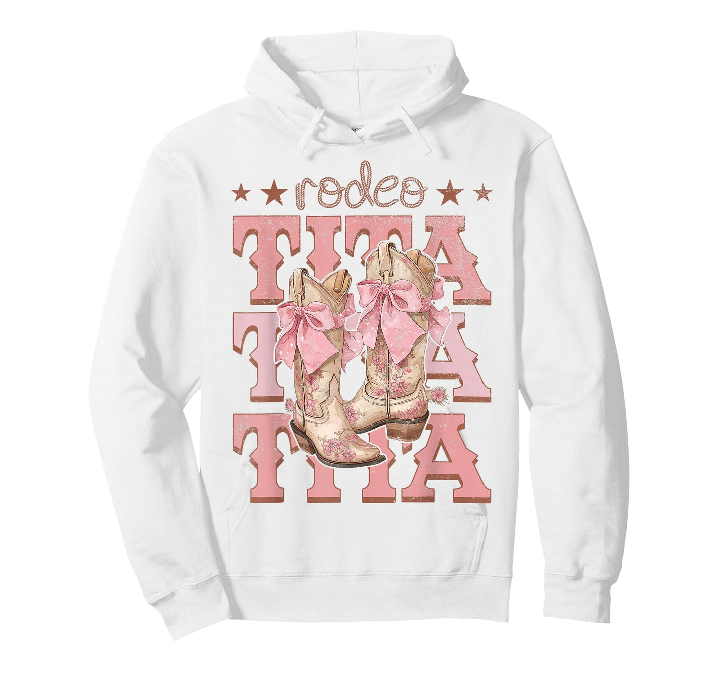 Rodeo Tita Pink Boots Coquette Cow-Girl Birthday Party T-Shirt