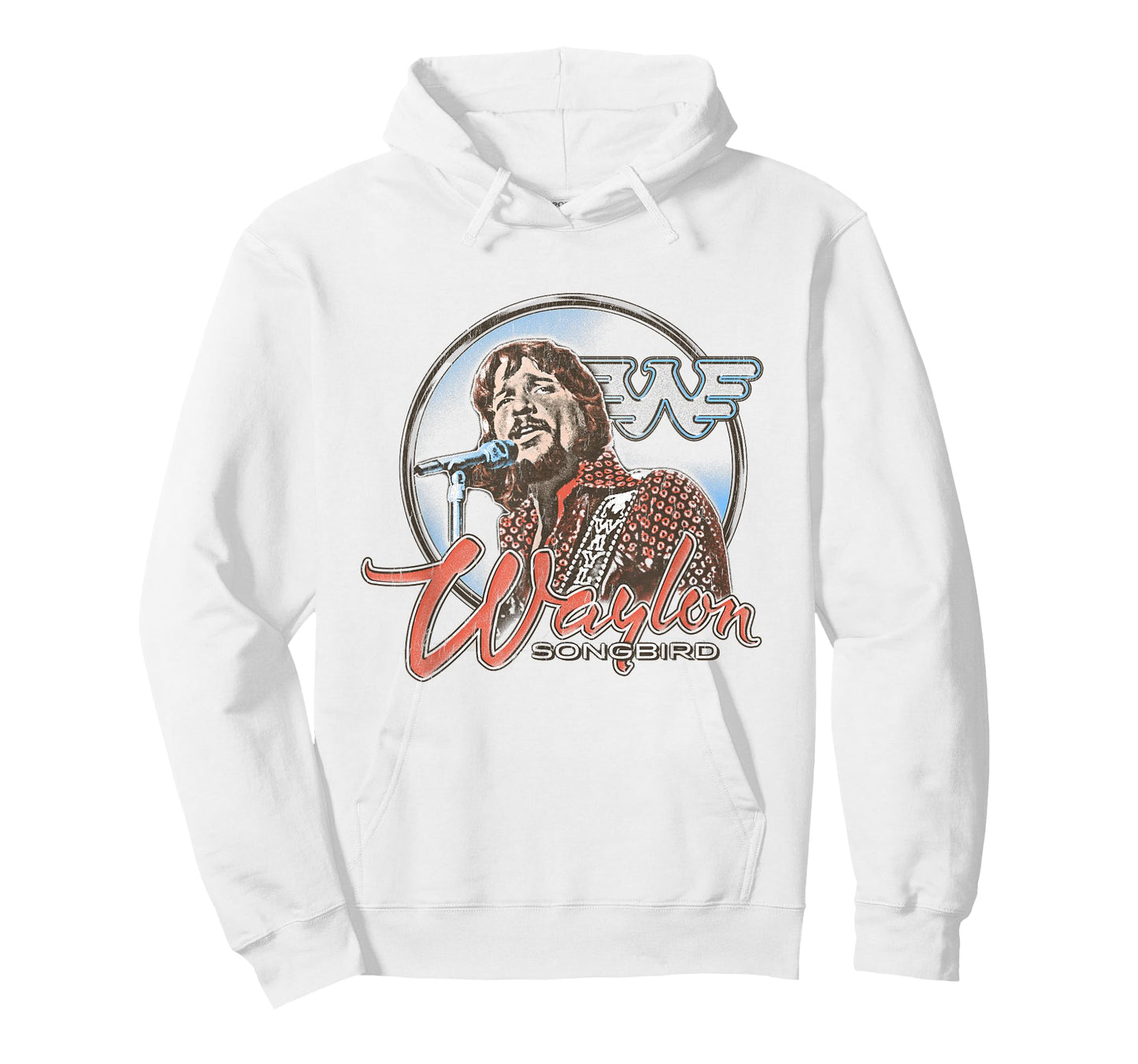 Waylon Jennings - Official Merchandise - Vintage Songbird T-Shirt