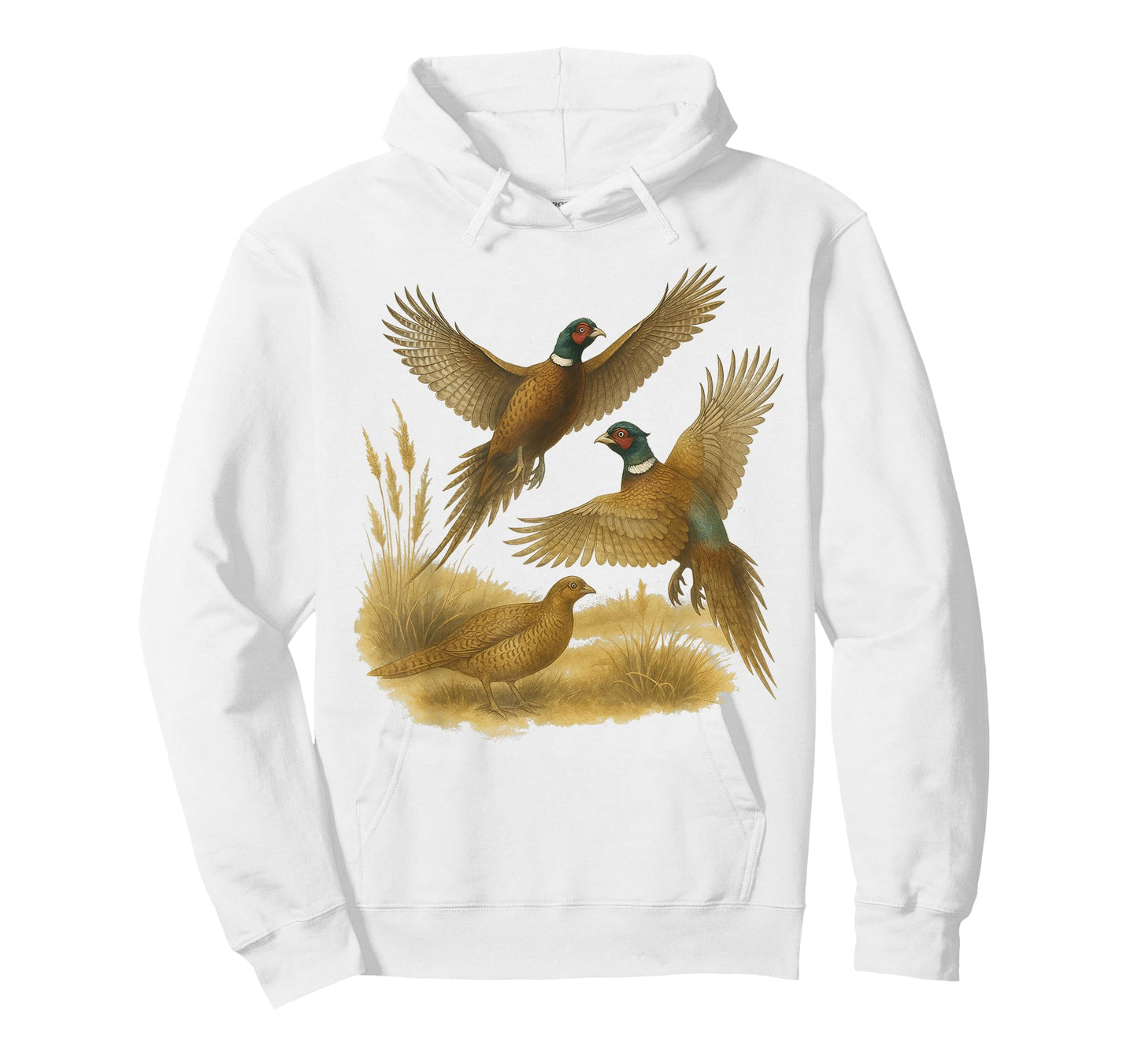 Retro Pheasant 90s Nature Vintage Wildlife Bird T-Shirt