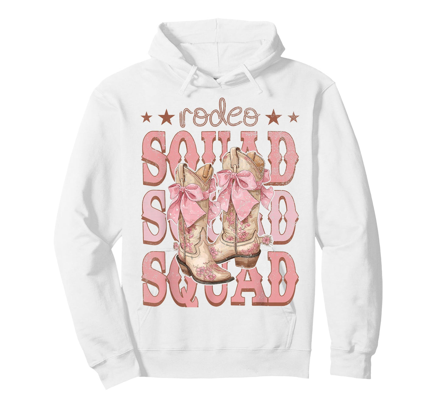 Rodeo Squad Pink Boots Coquette Cow-Girl Birthday Party T-Shirt