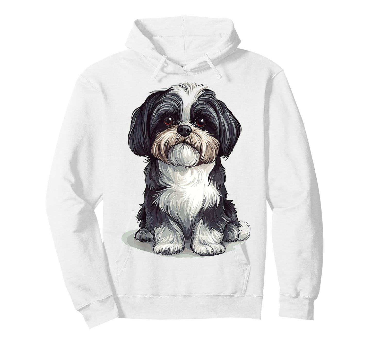 Shih Tzu Dog Motif Pet Artwork Shih Tzu Men Women Kids T-Shirt