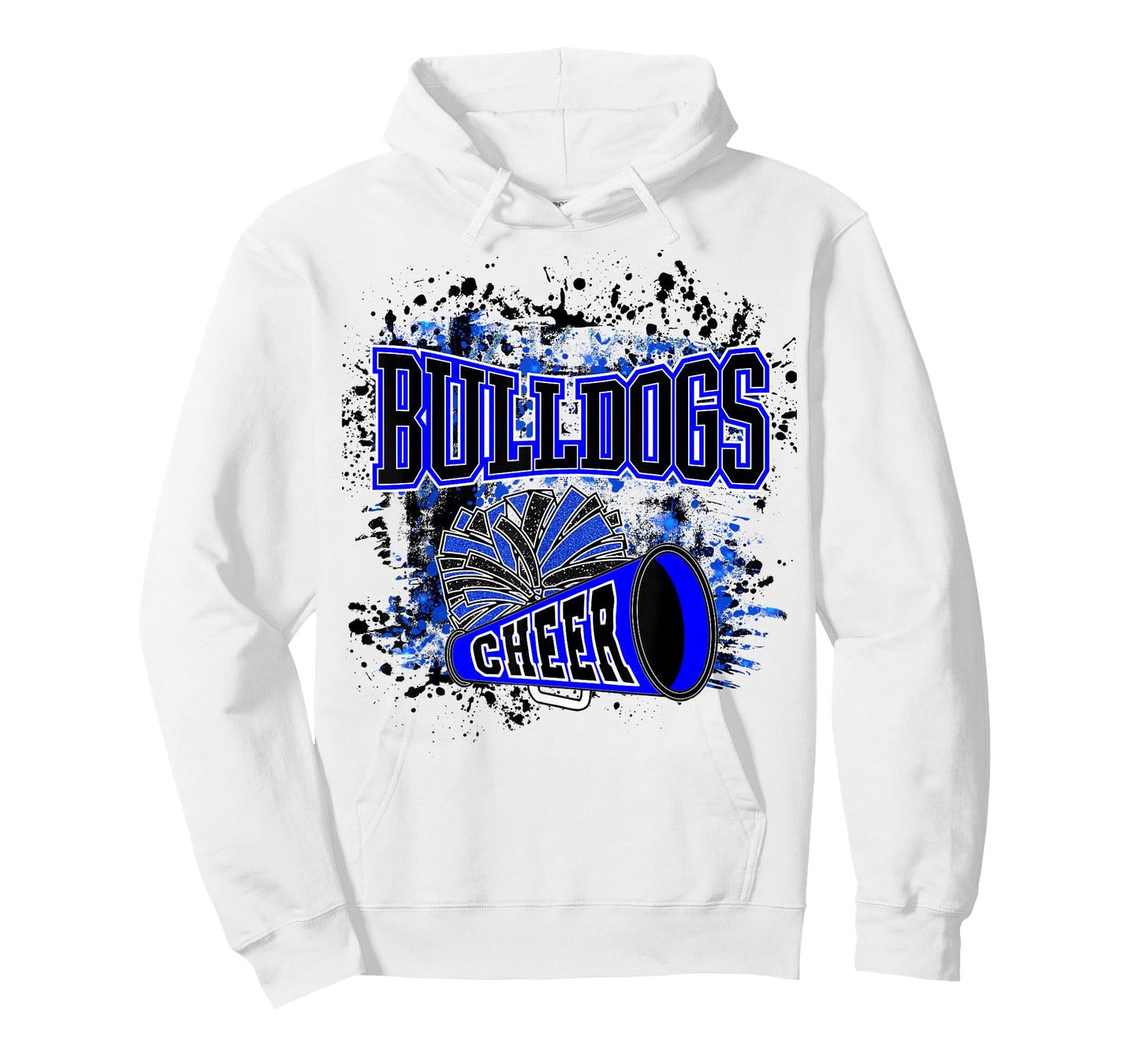 Go Bulldogs Cheer Women Bulldogs Girls School Spirit T-Shirt
