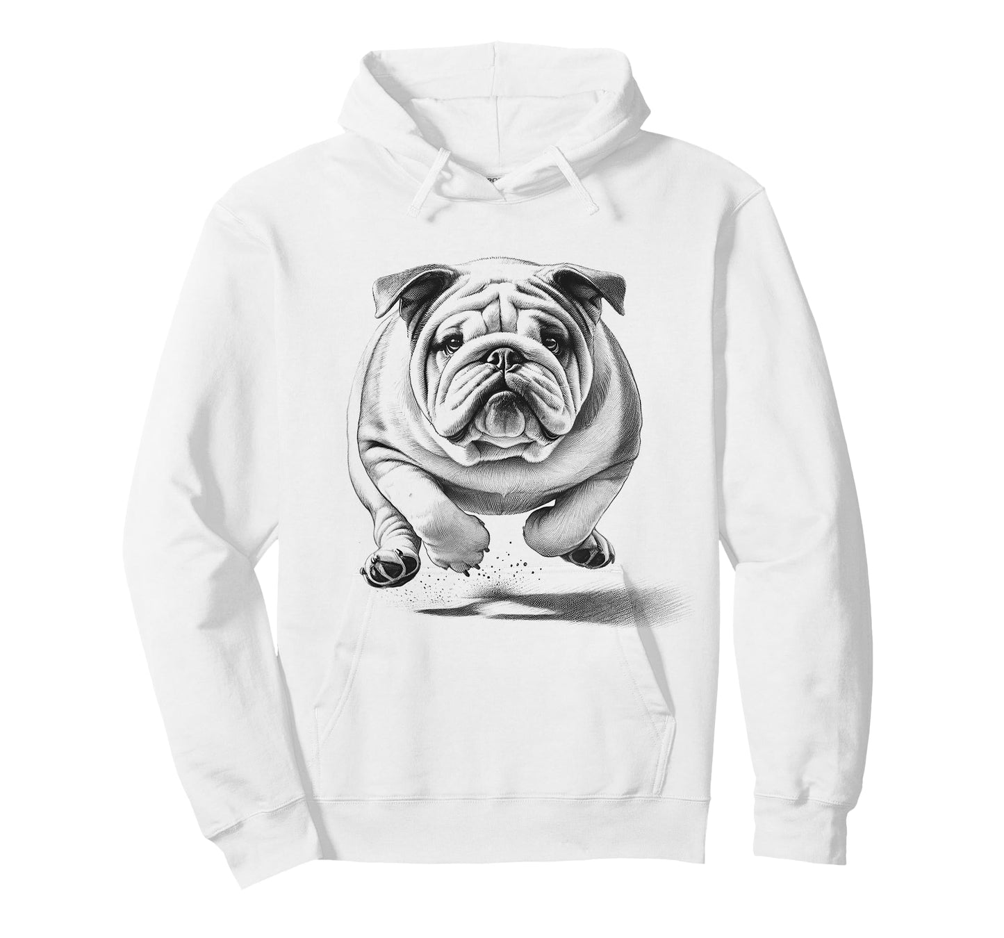Bulldog Running Dog Design Idea for Men and Women T-Shirt