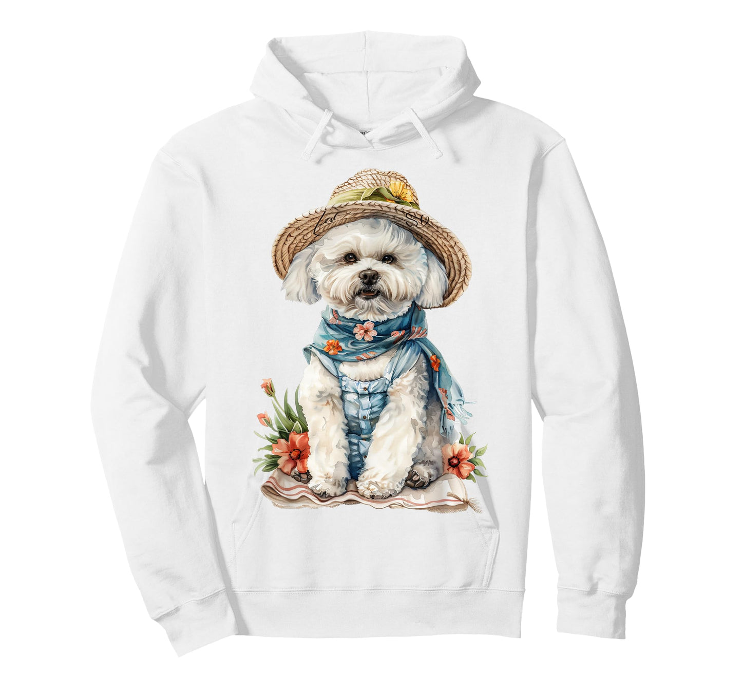 Summer Dog Bichon Frise T-Shirt for Men Women Girls Kids