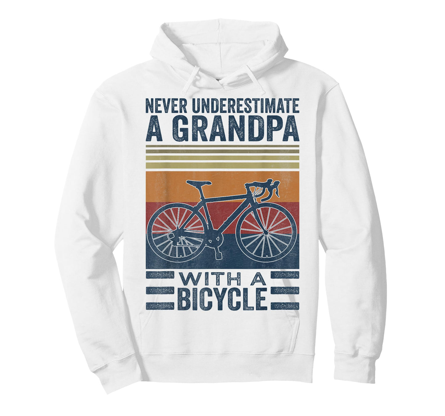 Cycling Grandpa Never Underestimate A Grandpa With A Bicycle T-Shirt