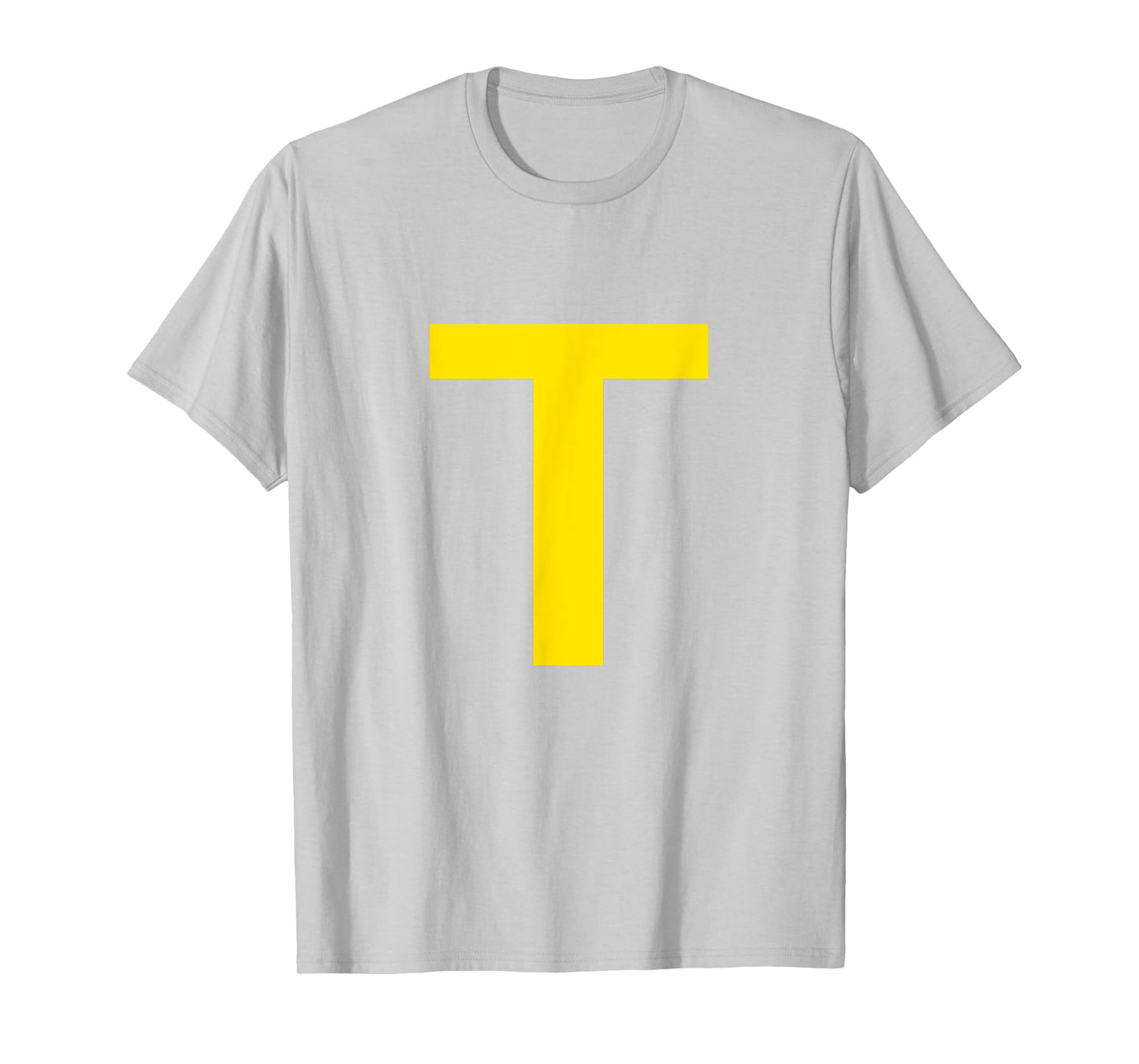 letter t funny chipmunk group matching halloween costume T T-Shirt