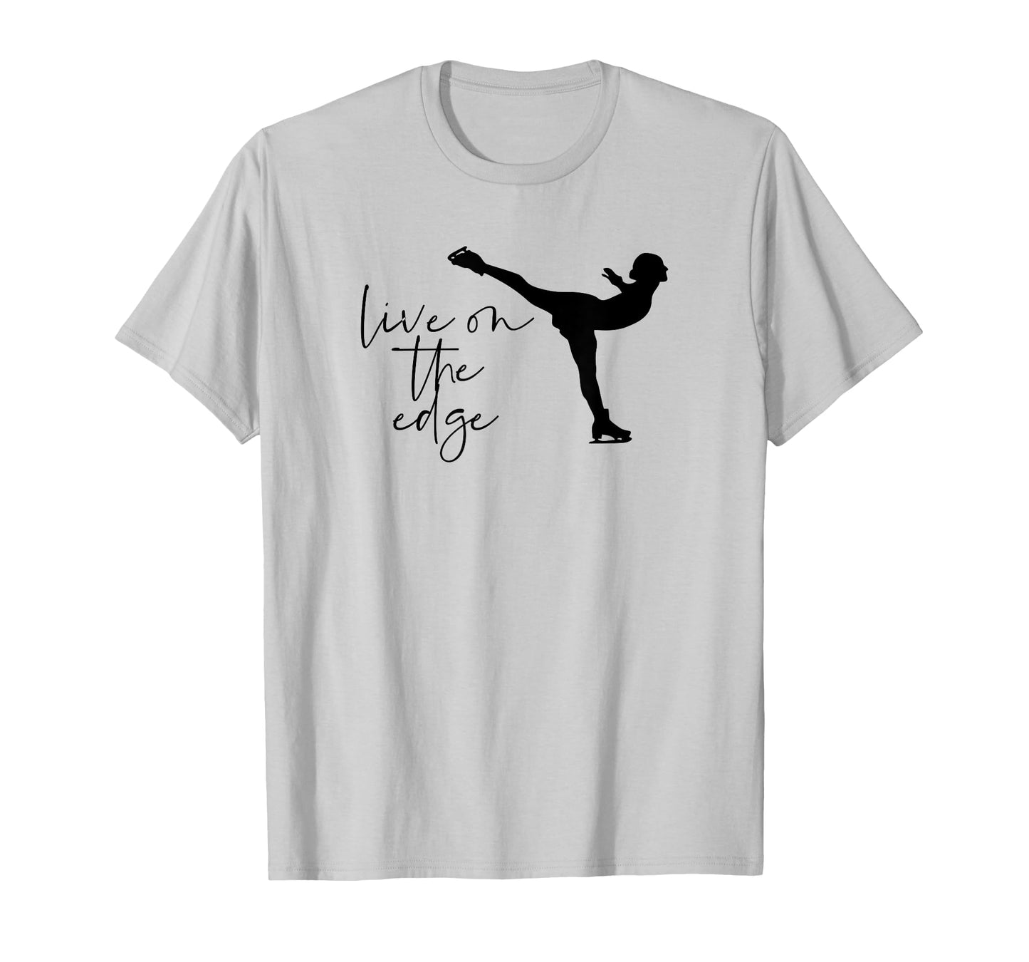 Figure Skating TShirt Cute Funny Women Girls Ice Skating T-Shirt