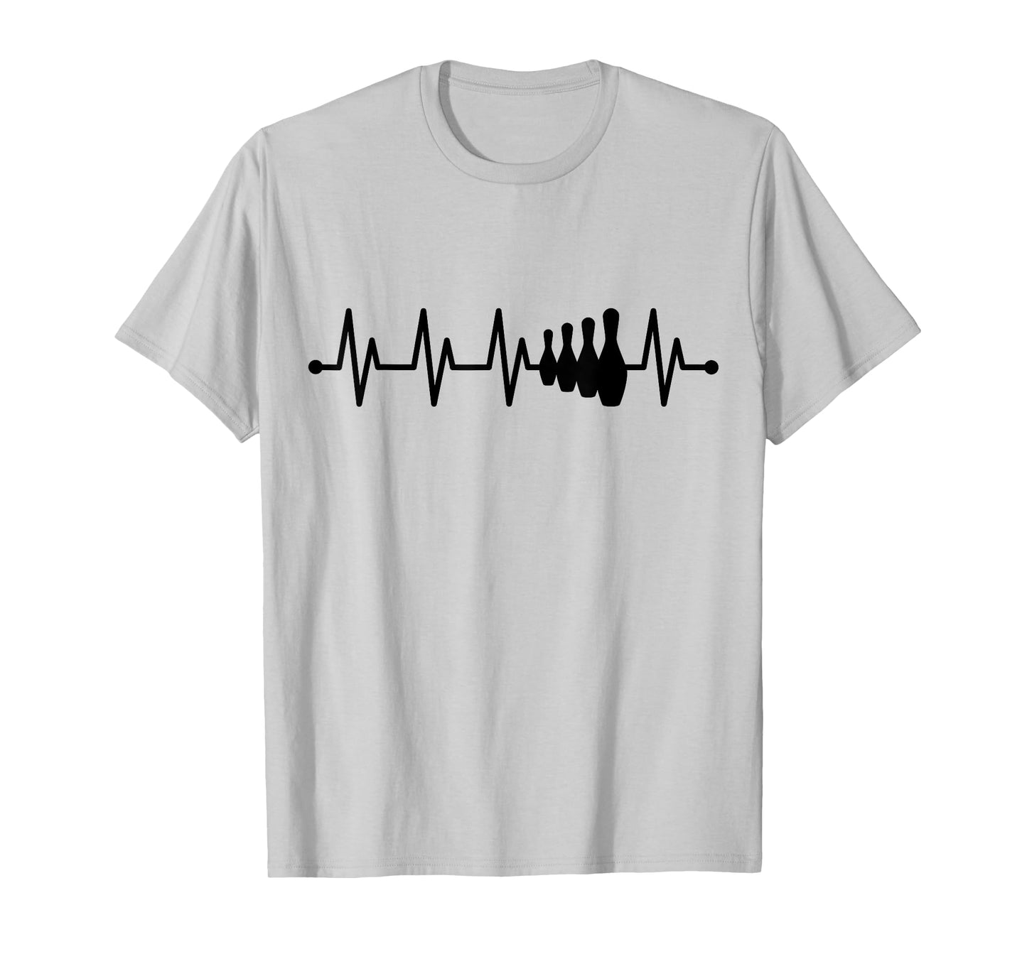 Heartbeat Bowling ECG Pulse Bowling Ball Bowler T-Shirt