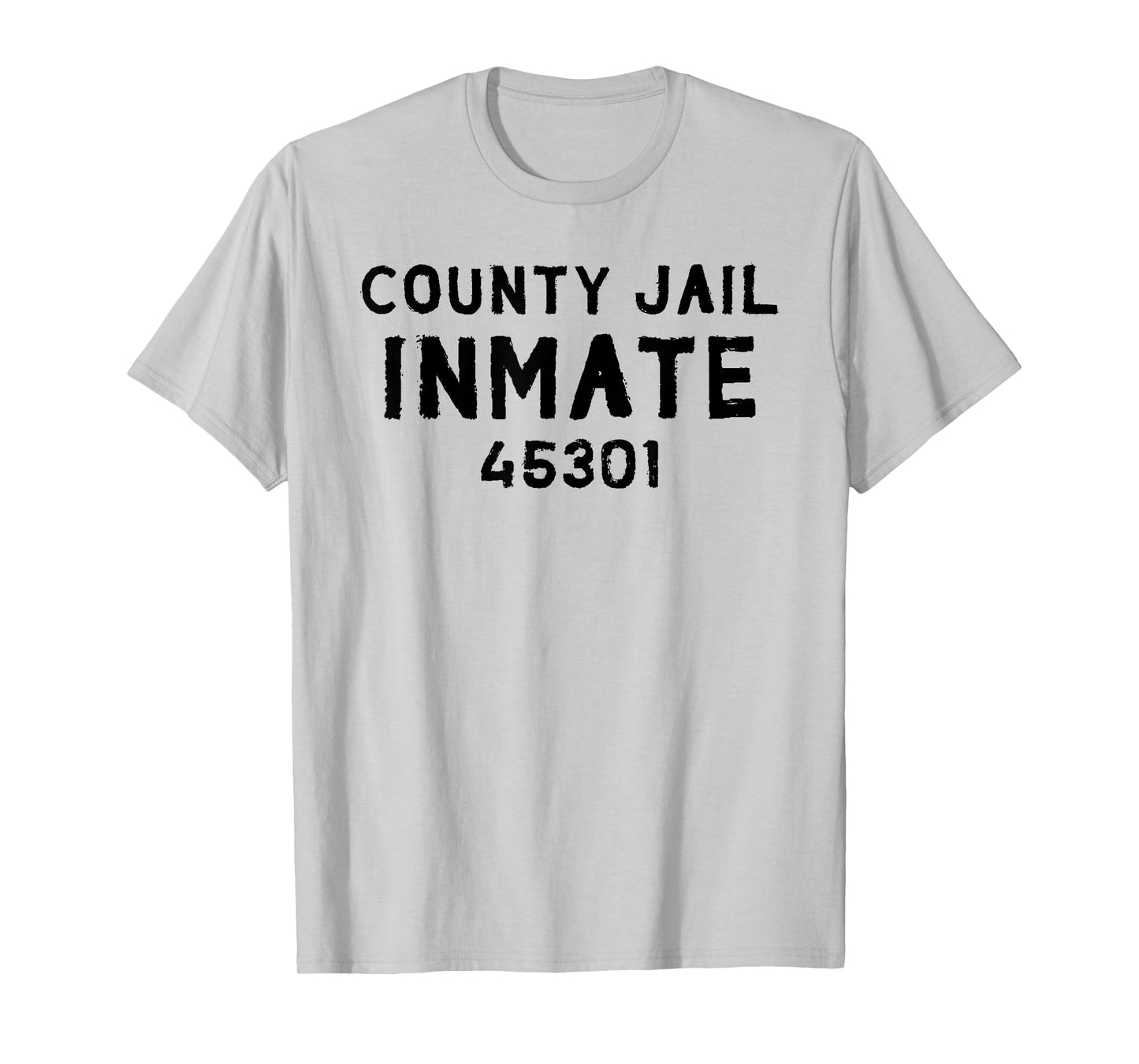 County Jail Inmate Numbers - Funny Halloween Costume T-Shirt