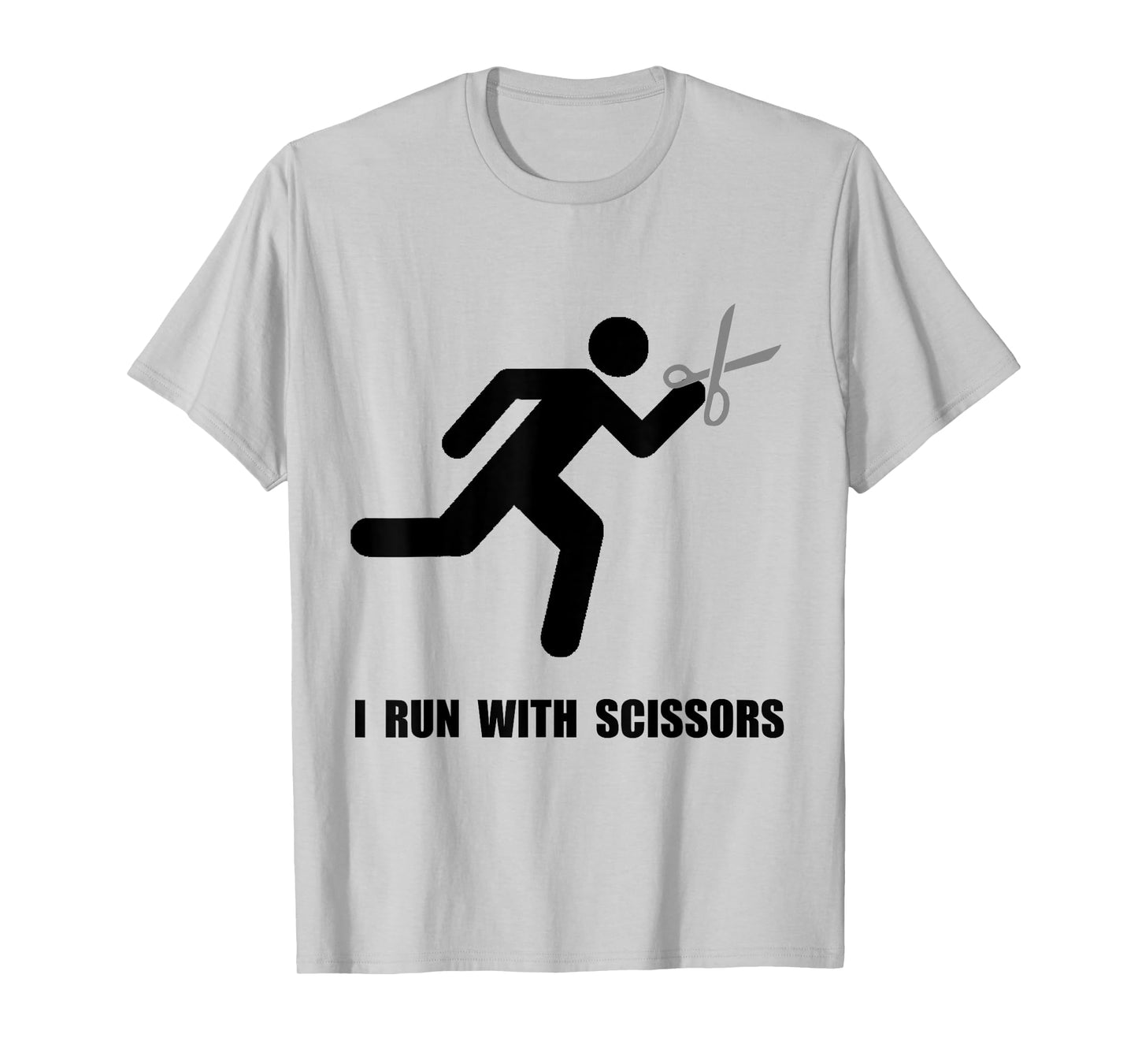 Run With Scissors Funny T-Shirt T-Shirt