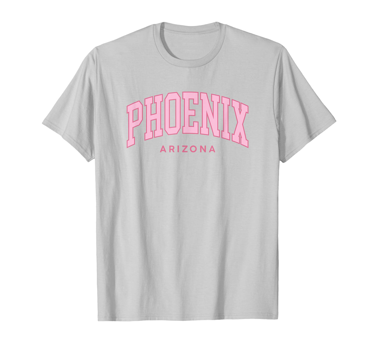 Phoenix Retro Preppy Throwback Womens Girls Arizona Pink T-Shirt