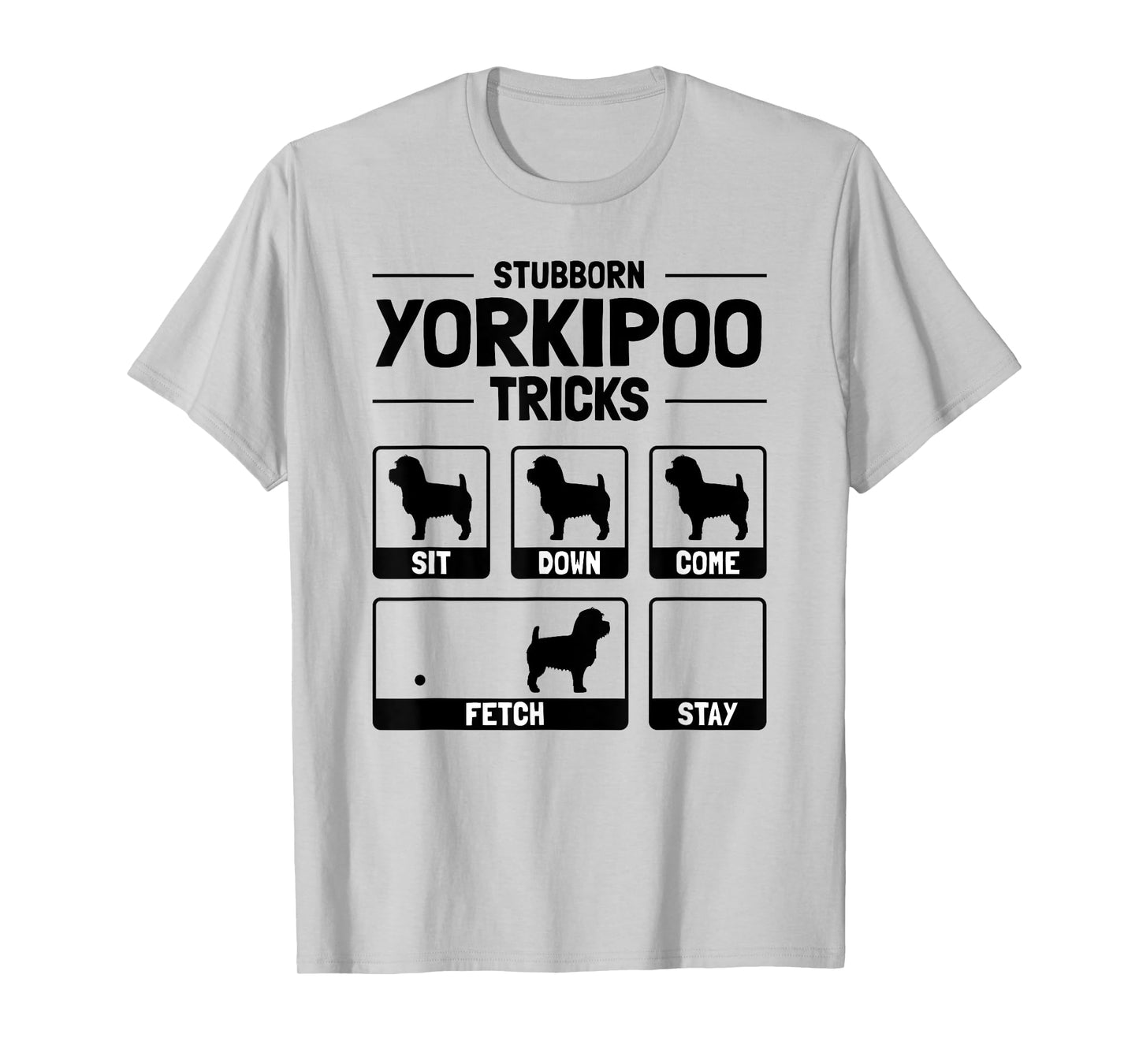 Hilarious Yorkipoo Dog Owner Meme Dog Training Tee Men Women Kids T-Shirt