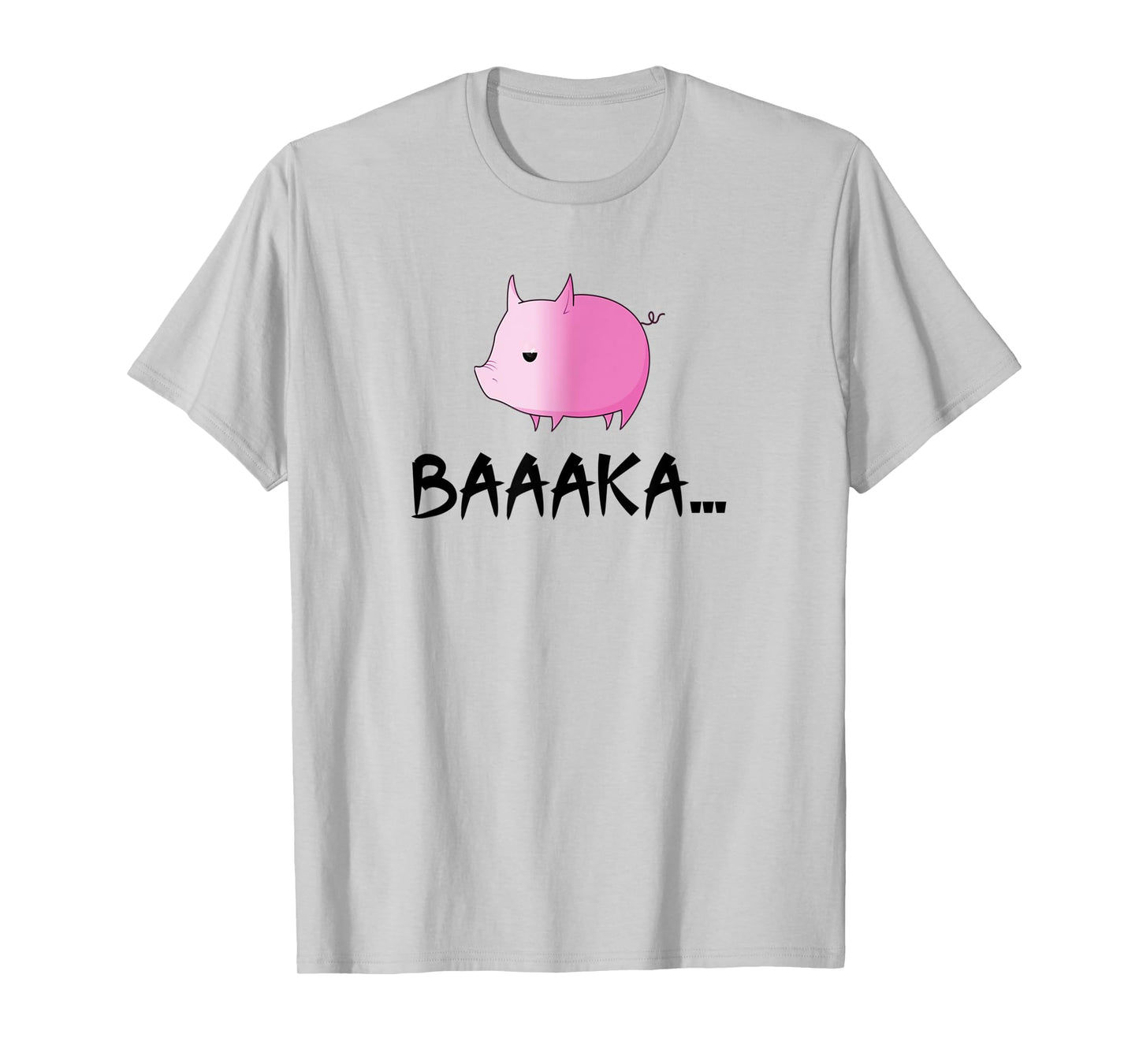 Cute Japanese Anime Pig Baka T-Shirt T-Shirt