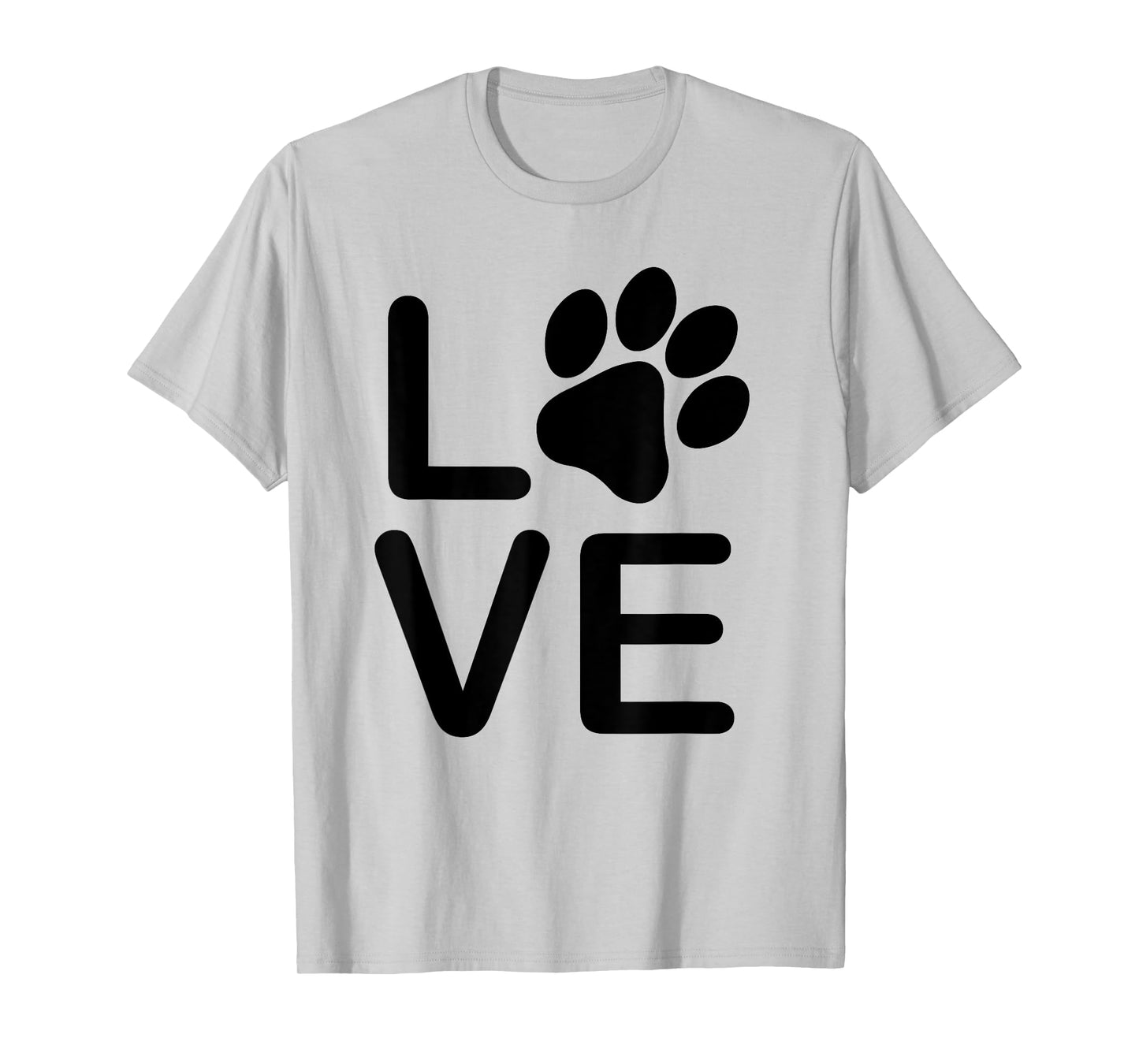 I Love My Dog Tshirt - Womens Girls Guys Paw Print t-shirts. T-Shirt