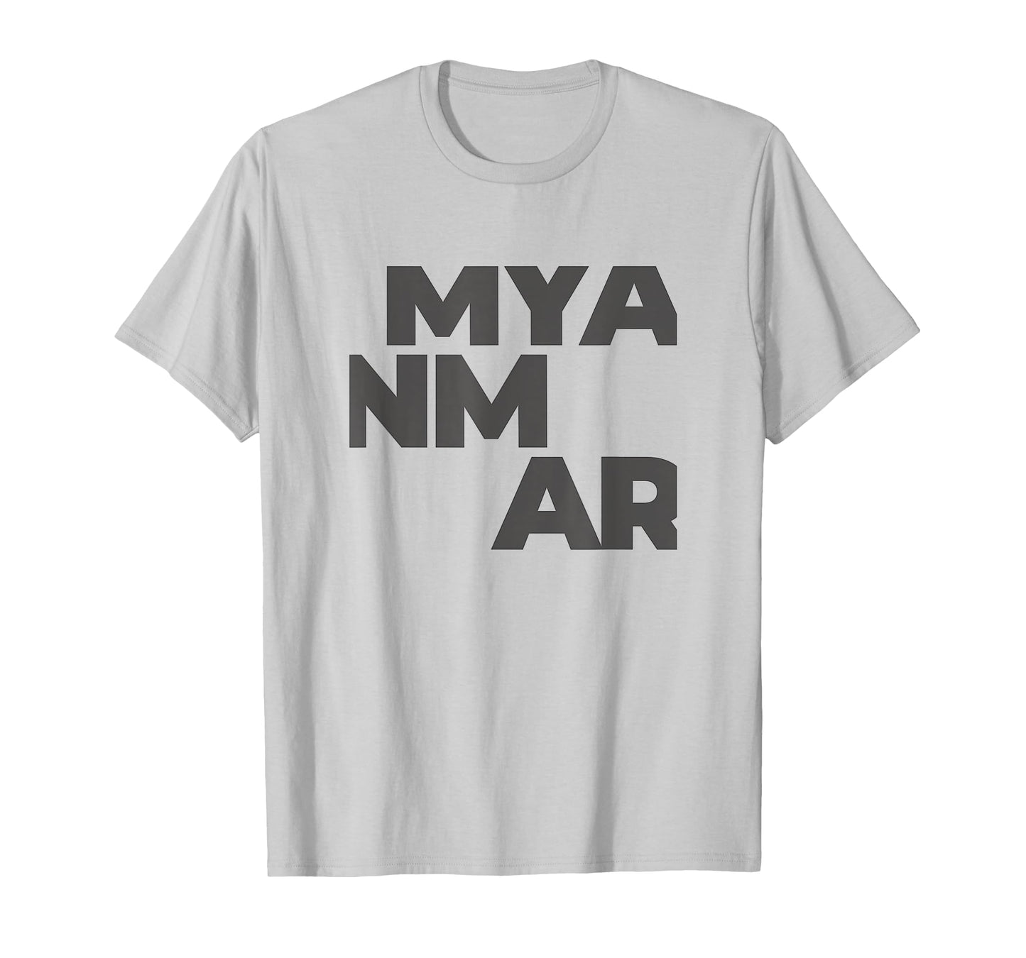 Myanmar Large Text T-Shirt