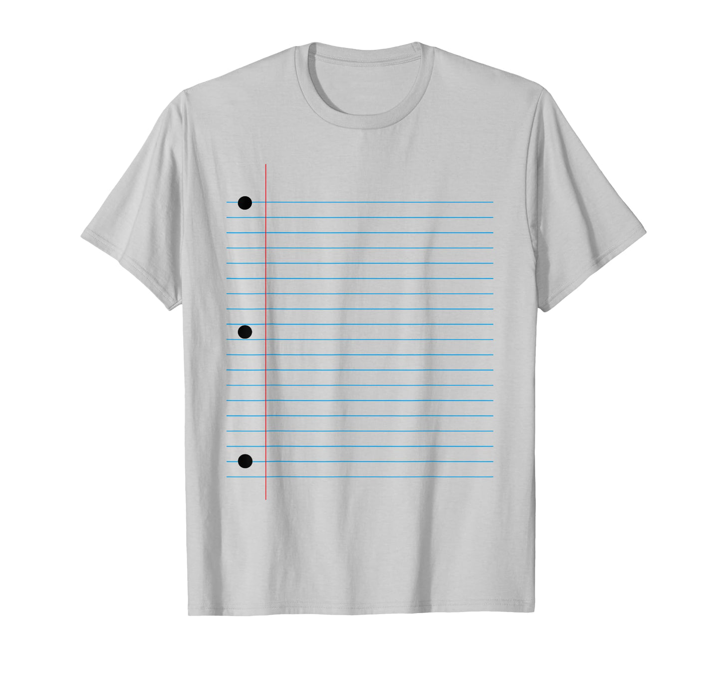 Funny Lined Notebook Paper Group Halloween Costume T-Shirt