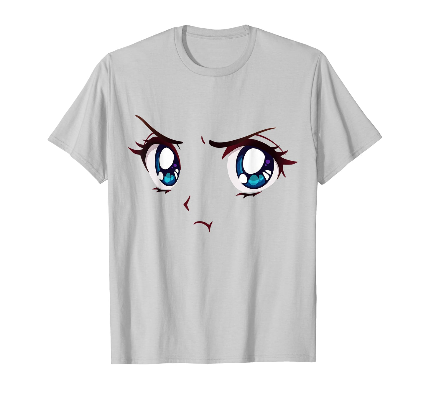 Angry Anime Eyes Shirt Face Mood Aesthetic Anime Merch T-Shirt
