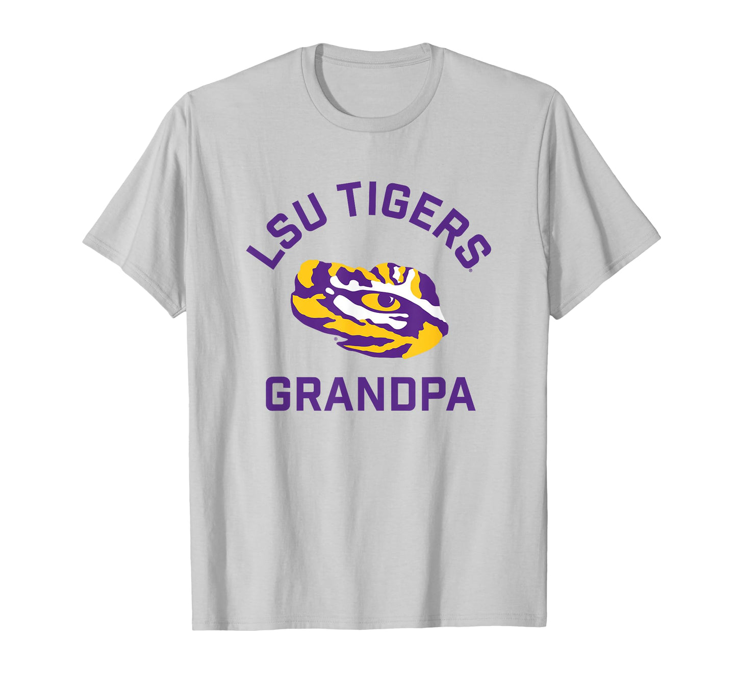 LSU Tigers Arched Grandpa T-Shirt