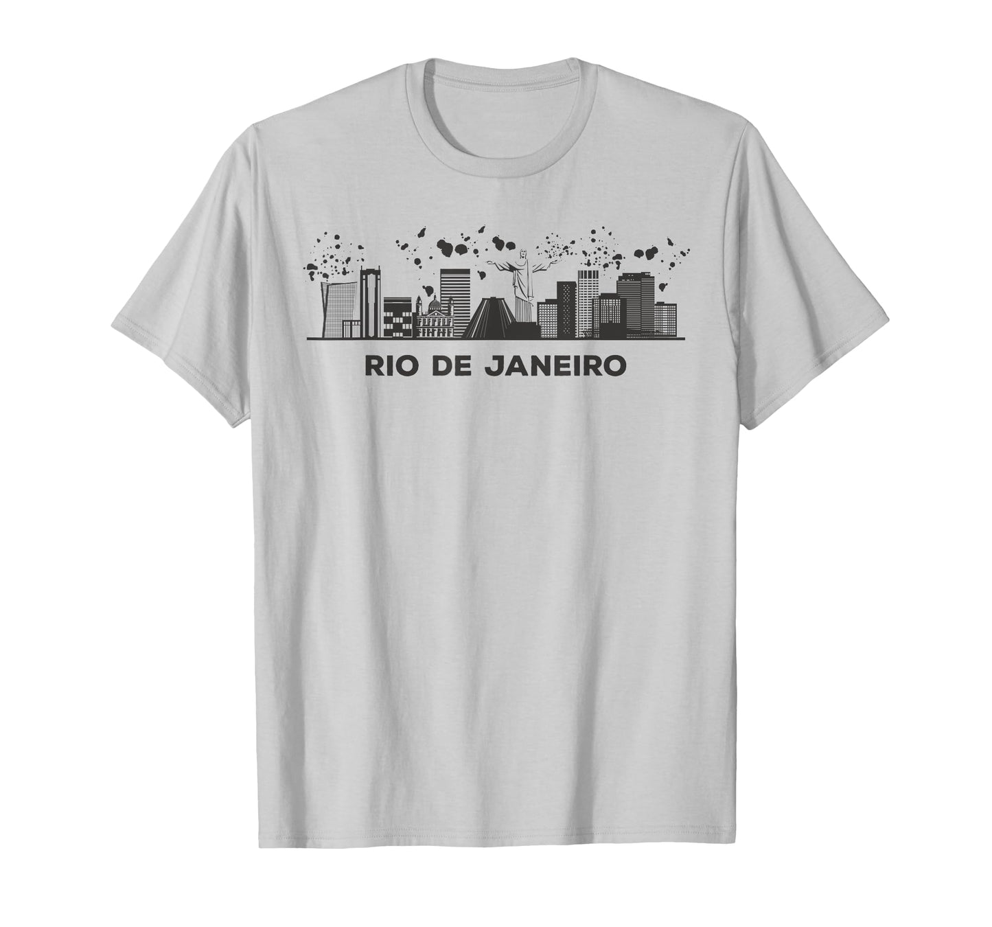 Fluminense Skyline Colorful Cityscape Rio De Janeiro T-Shirt