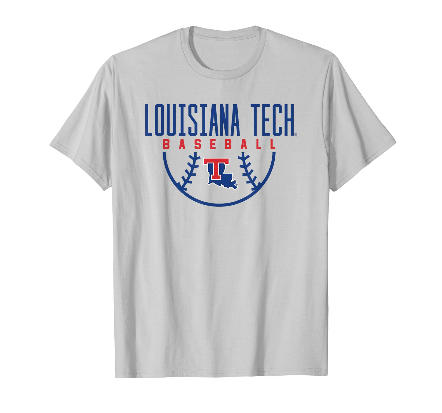 Louisiana Tech Bulldogs Baseball Arch T-Shirt