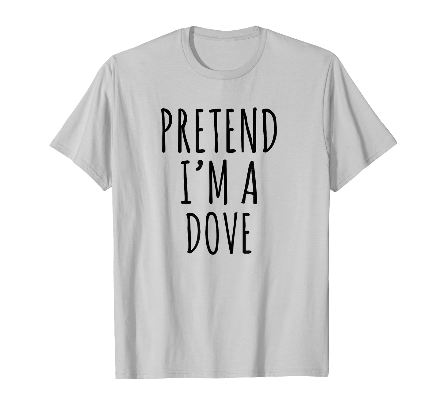 Lazy Halloween Costume Pretend I'm A Dove Simple T-Shirt