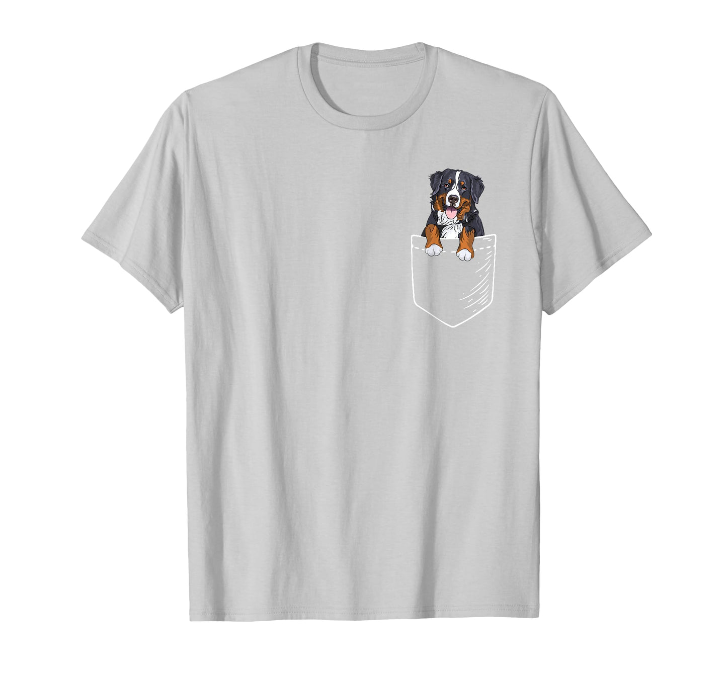 Mens Womens Kids Pocket Bernese Mountain Dog Lover T-Shirt