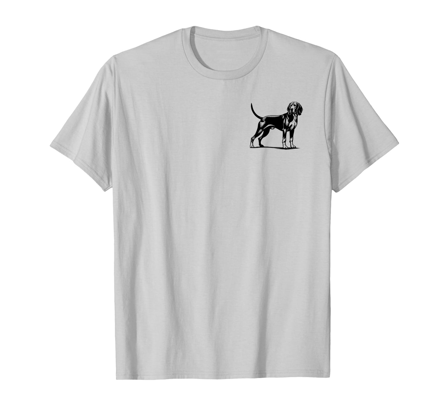 Dog Dad Mom Lover - Monochromatic Redbone Coonhound Men Women T-Shirt