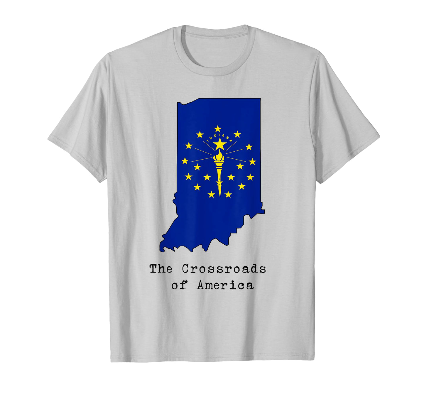Indiana Crossroads US Home State Souvenir Hometown T-Shirt