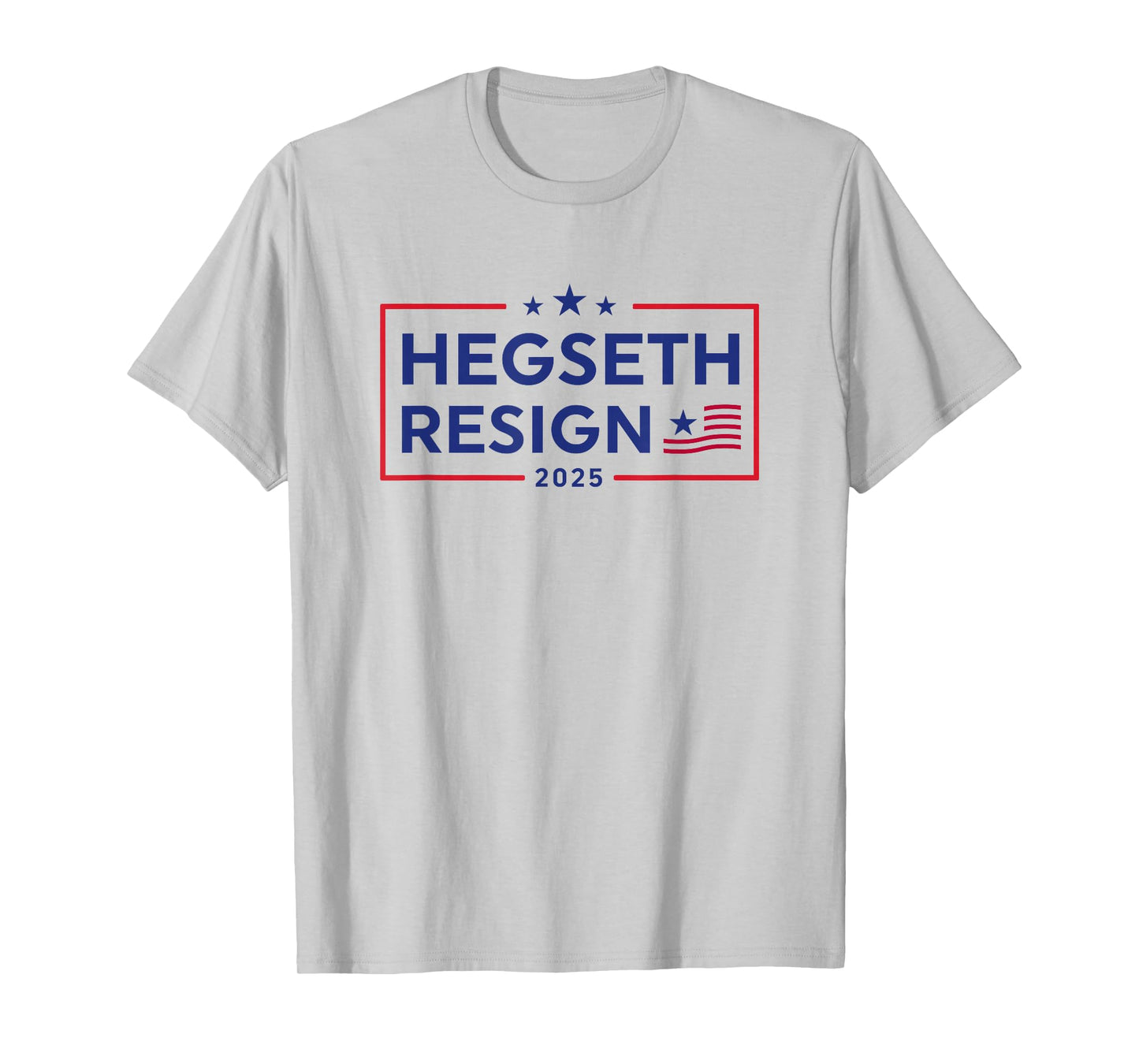 Pete Hegseth Must Resign 2025 US Flag T-Shirt