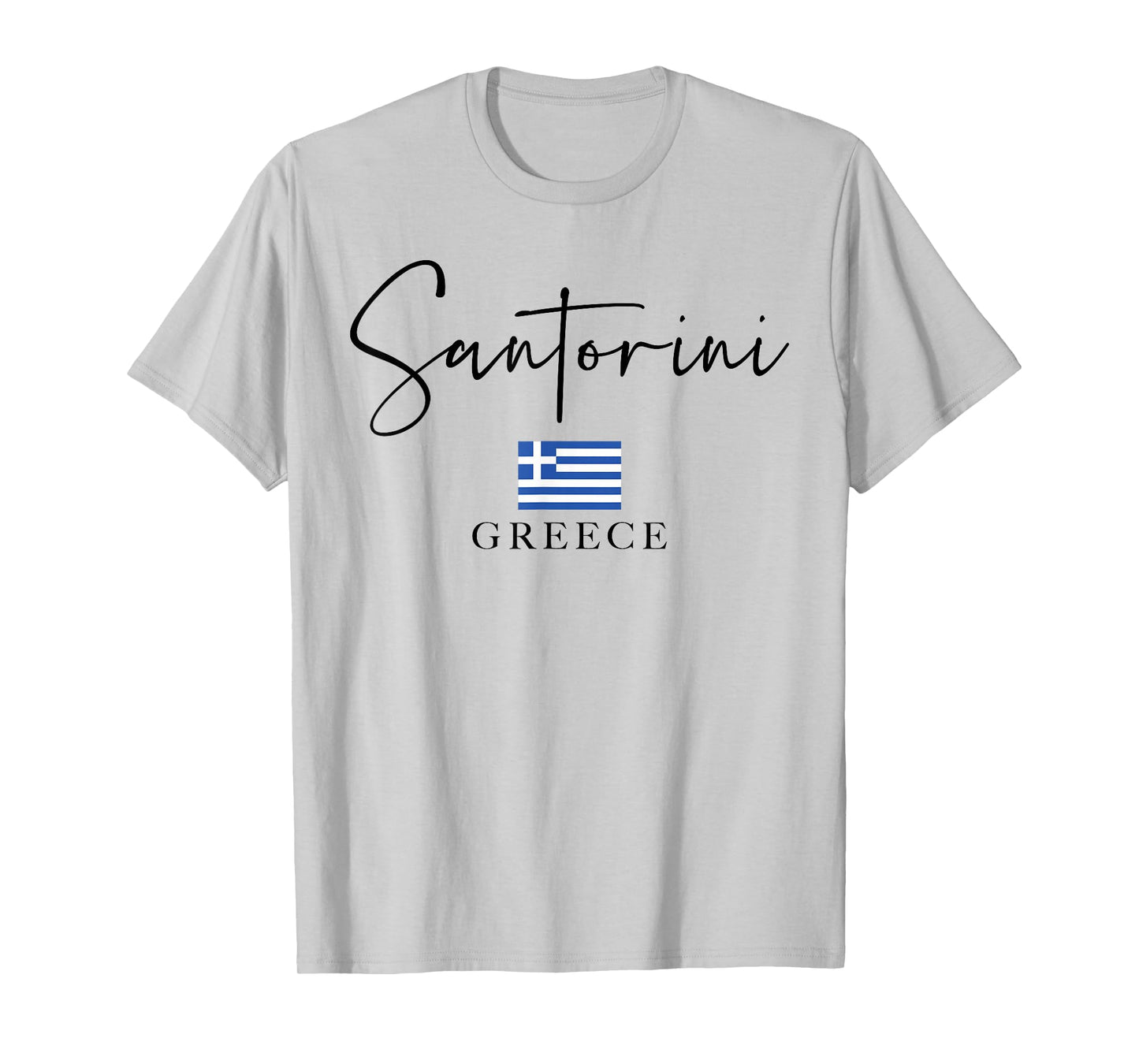 Greece Flag Vacation - Island Santorini T-Shirt