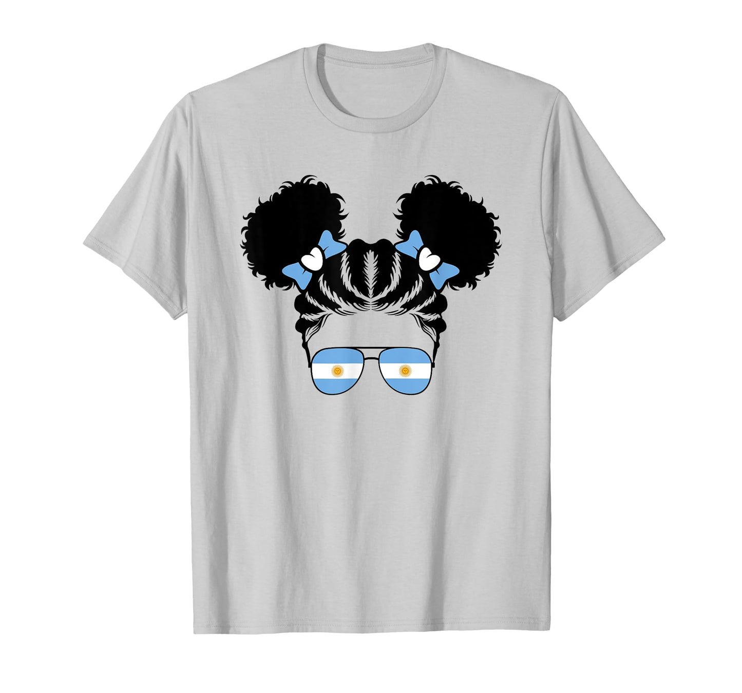 Argentinian Girl Kids Argentine Argentina Flag Youth Girls T-Shirt