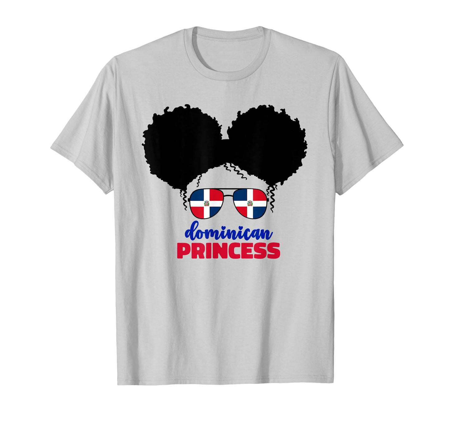 Dominican Princess Girl Baby Kids Republic Dominicana Flag T-Shirt