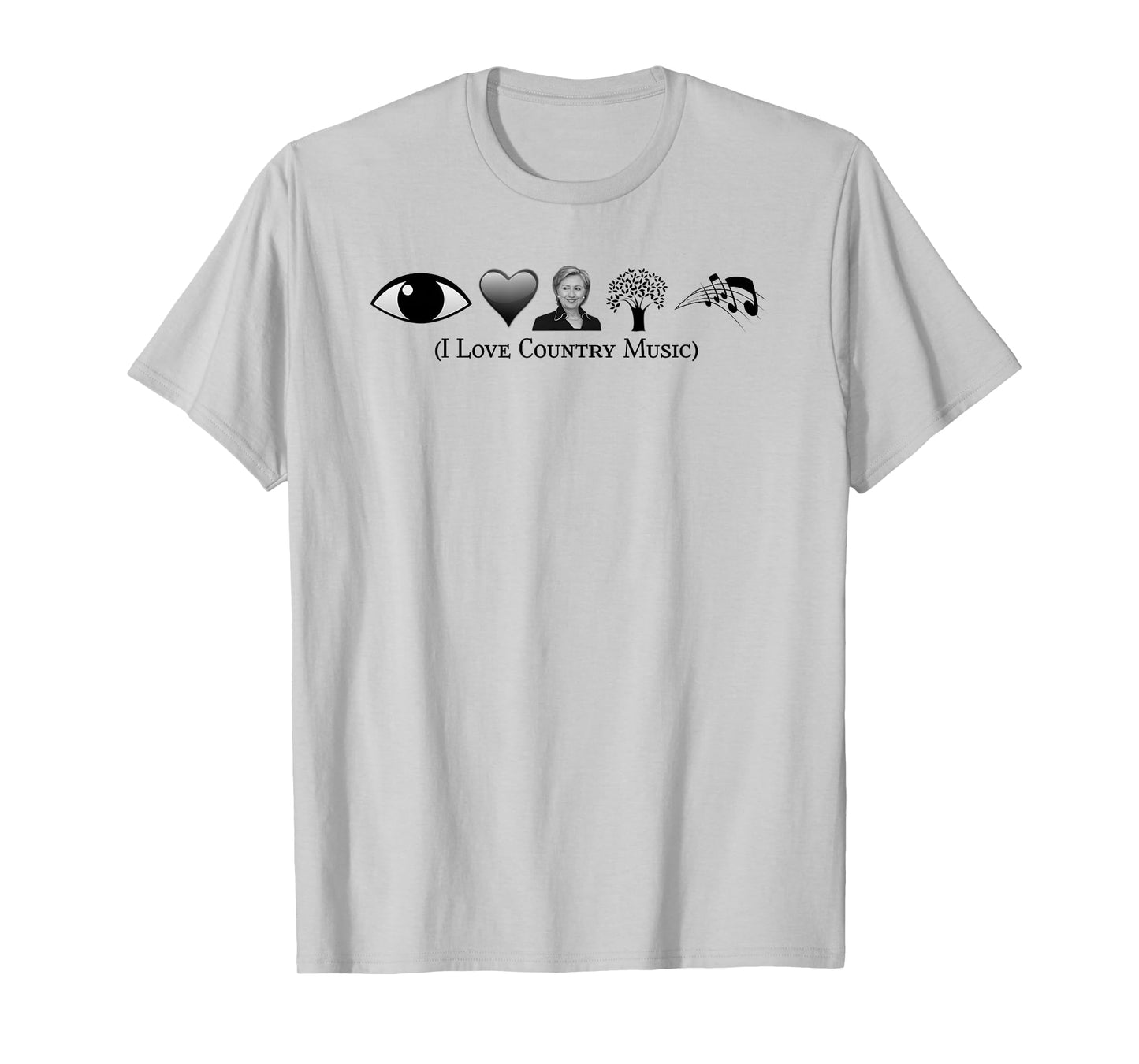 I Love Country Music T-shirt Political Gag Funny Fan T-Shirt