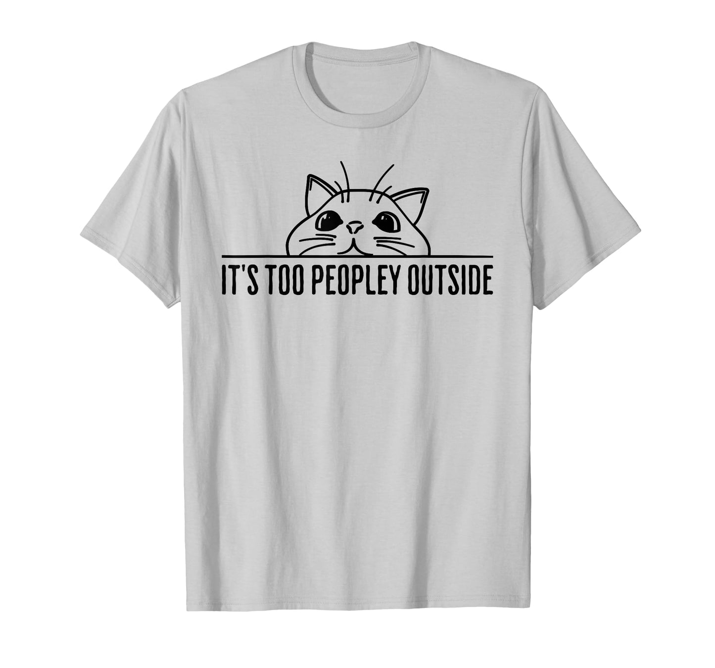 Introvert Cat Lover Cute Funny T-Shirt