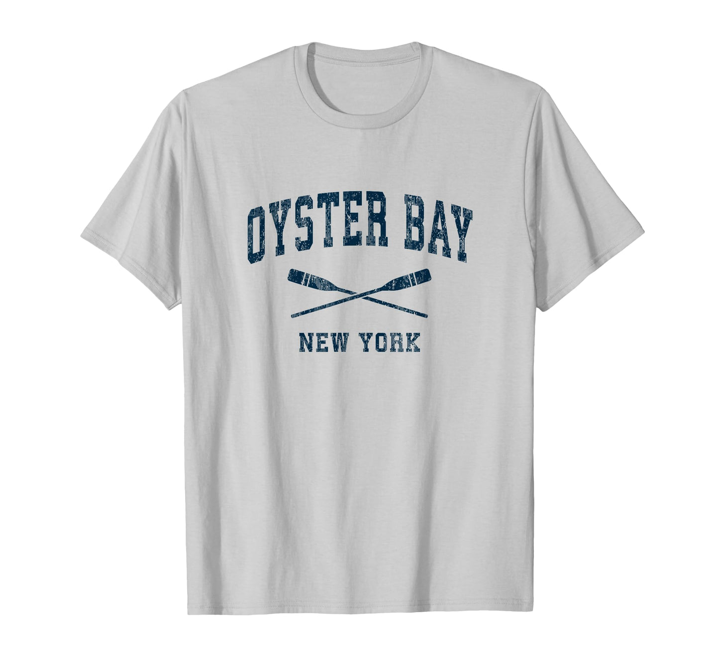 Oyster Bay New York Vintage Nautical Paddles Sports Oars T-Shirt