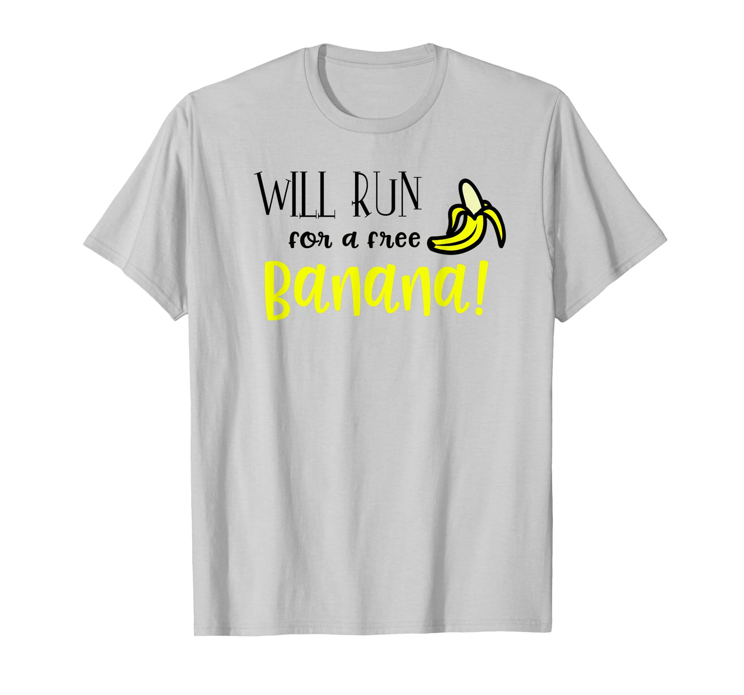 Marathon TShirt Funny Motivation I Running Banana gift tee
