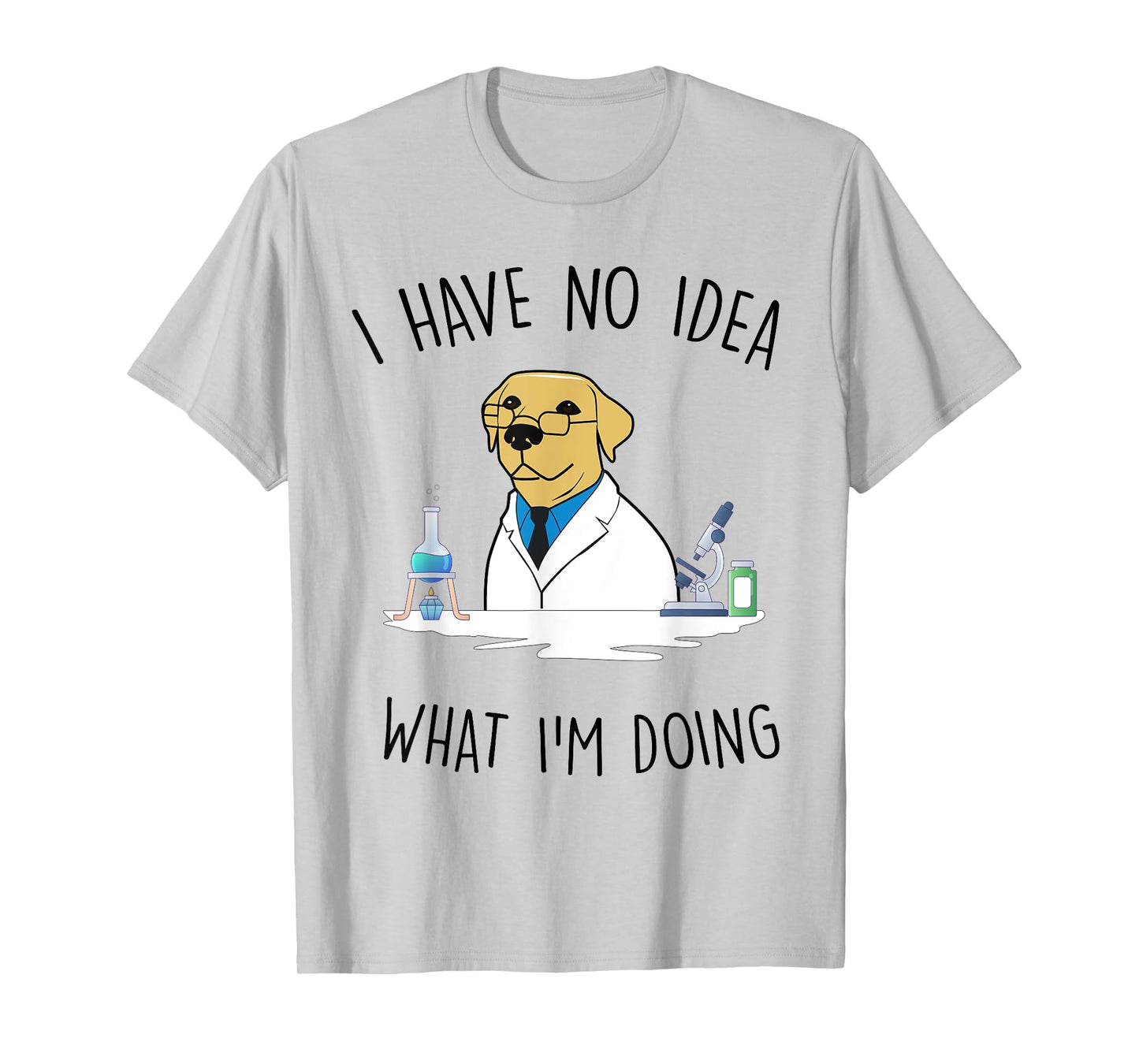 Laboratory Retriever Golden Chemistry Laboratory T-Shirt
