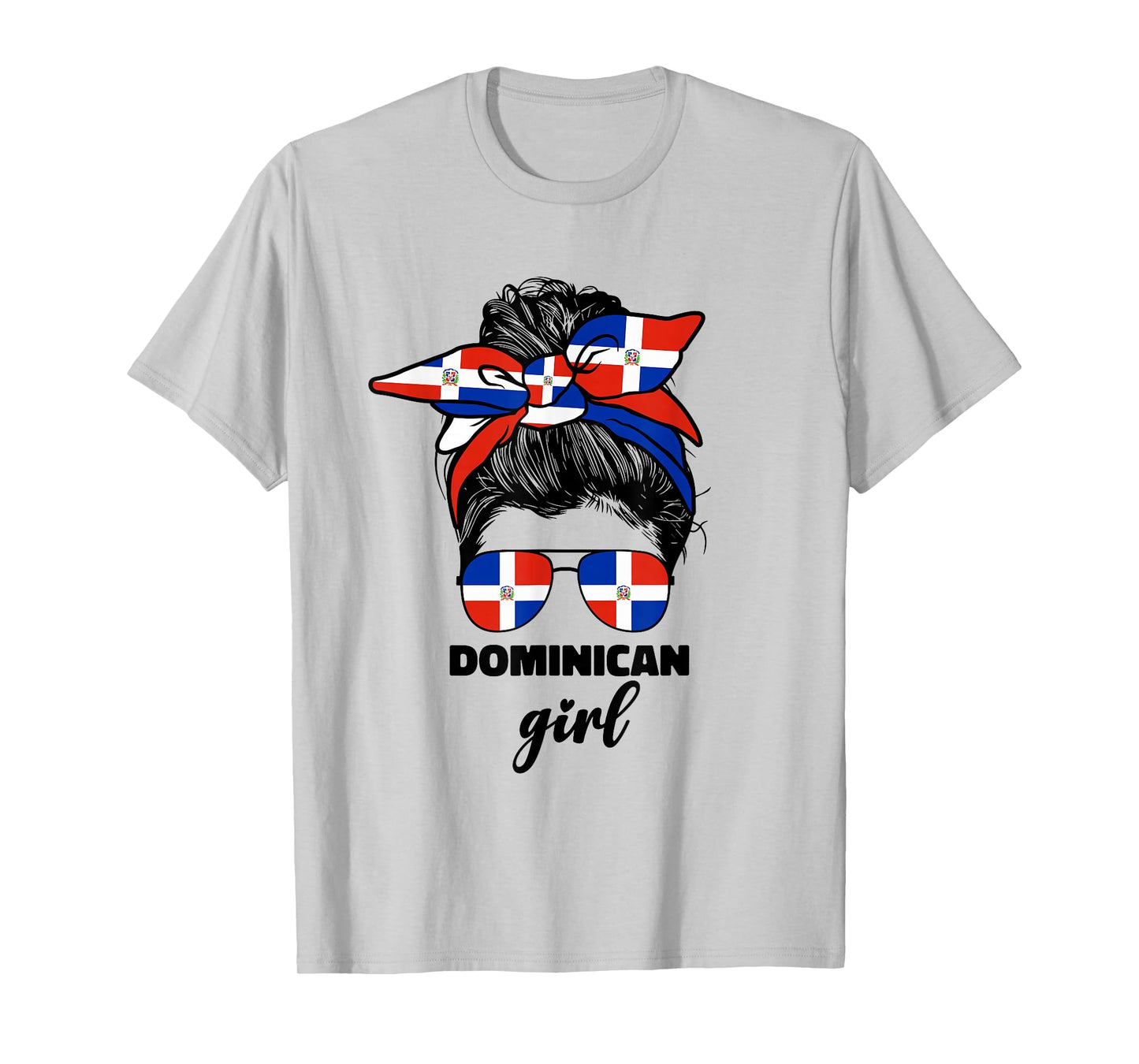 Dominican Girl For Women Republic República Dominicana Flag T-Shirt
