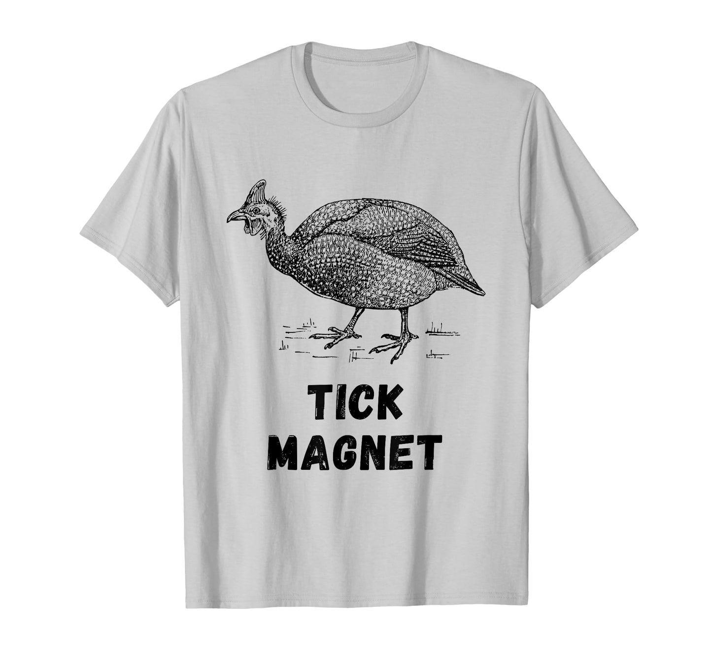 Guinea Hen Fowl Farm Tick Magnet Country Poultry Guineafowl T-Shirt