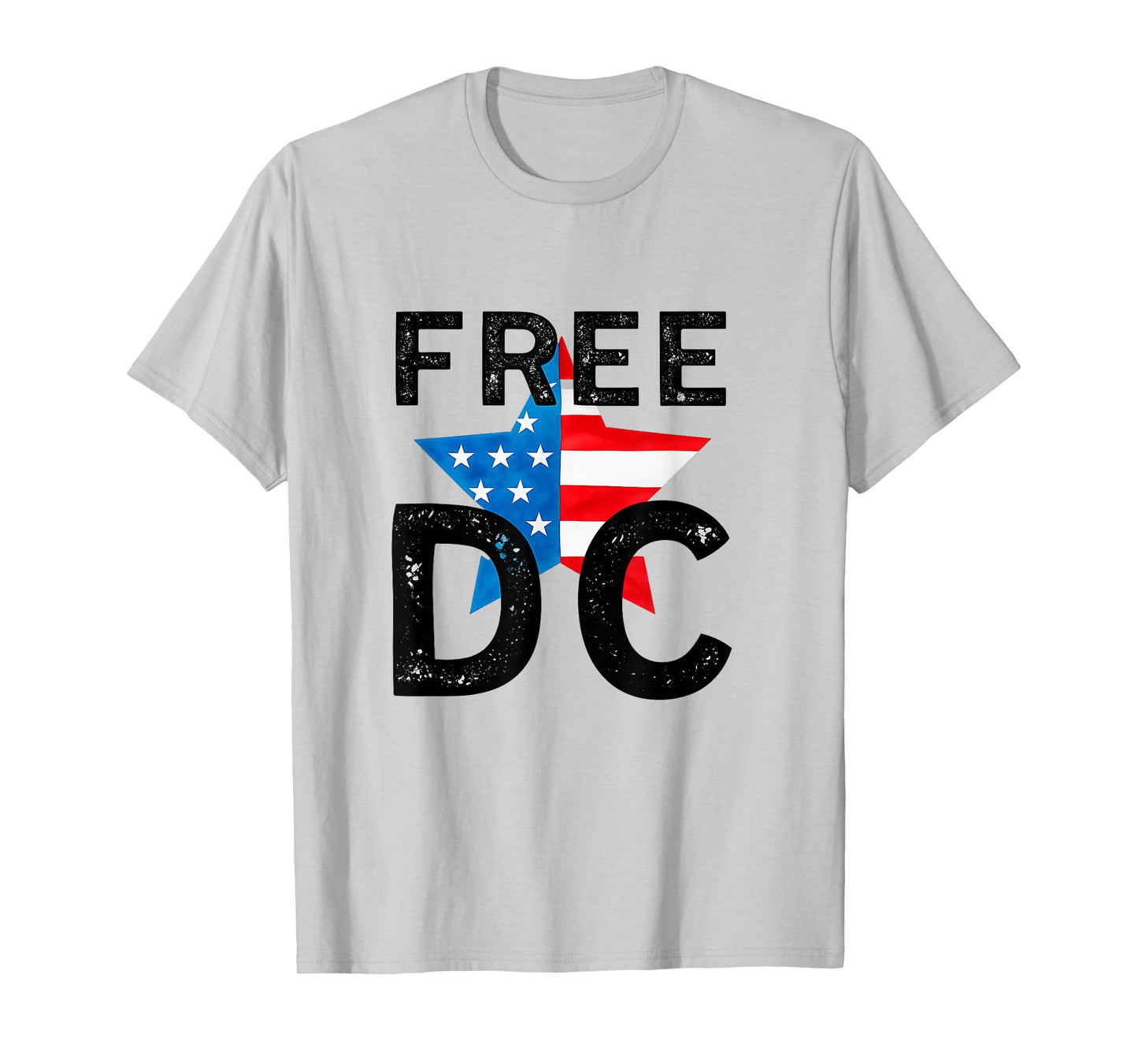 Colourful Free DC Washington Protect Home Rule Slogan T-Shirt