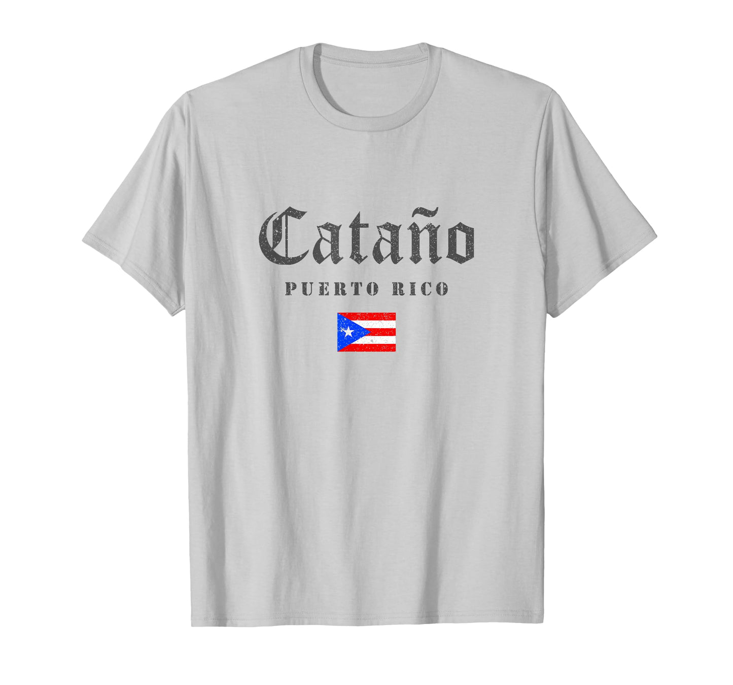 Vintage Cataño Puerto Rico Flag Pride Home Root Travel T-Shirt