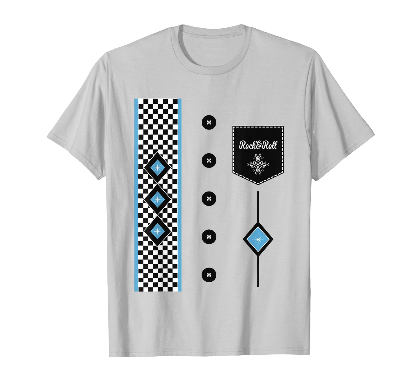 1950s Sock Hop Costume Retro 50s Rockabilly Bowling T-Shirt