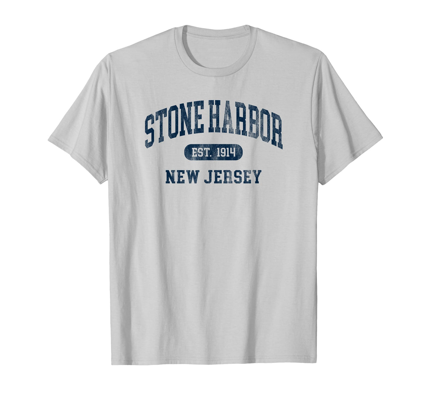 Stone Harbor New Jersey Retro Preppy Throwback Mens T-Shirt
