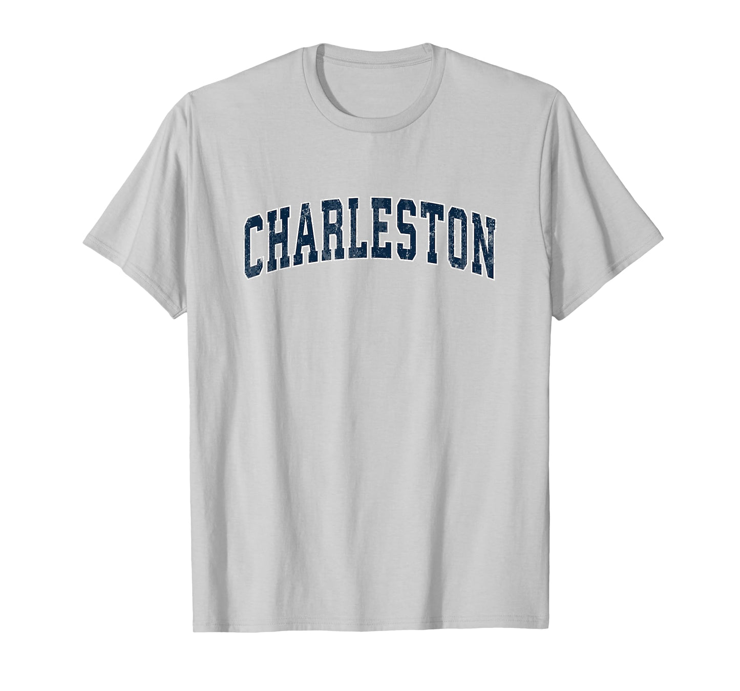 Charleston South Carolina SC Vintage Sports Design Navy Desi T-Shirt