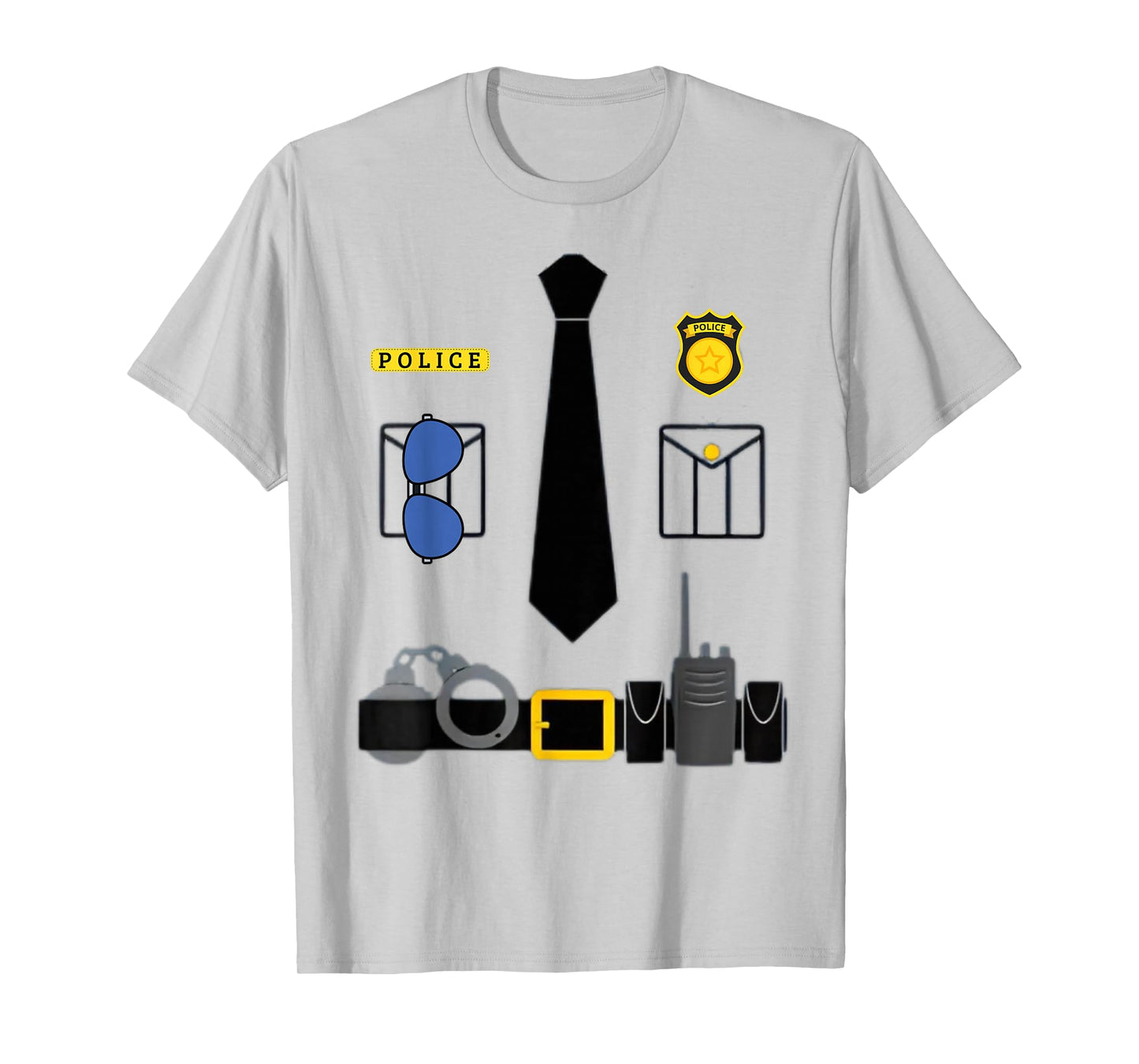 Halloween Policeman Costume Halloween Police Officer Costume T-Shirt