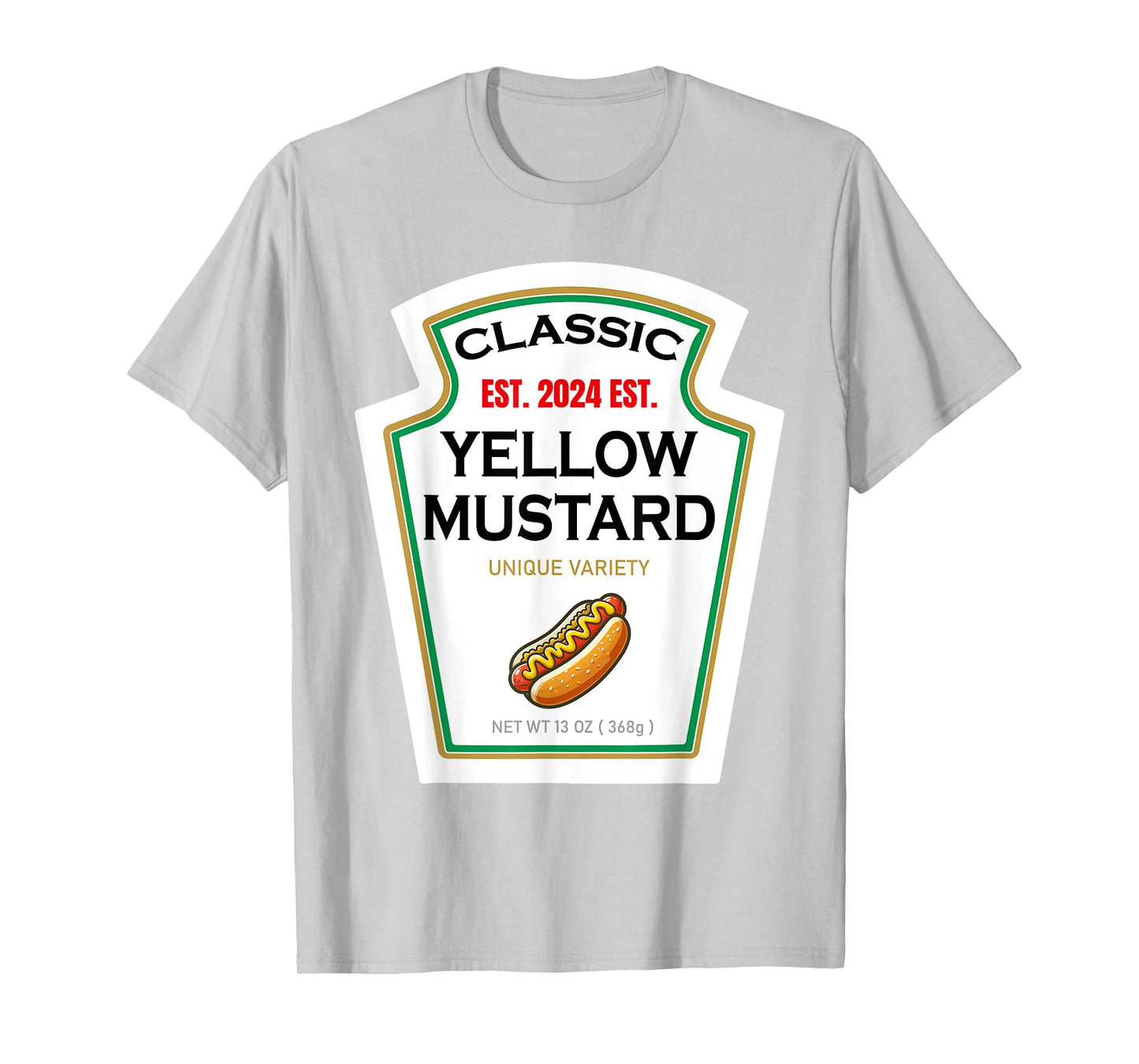 Mustard Halloween DIY Costume Family Matching Ketchup Sauce T-Shirt